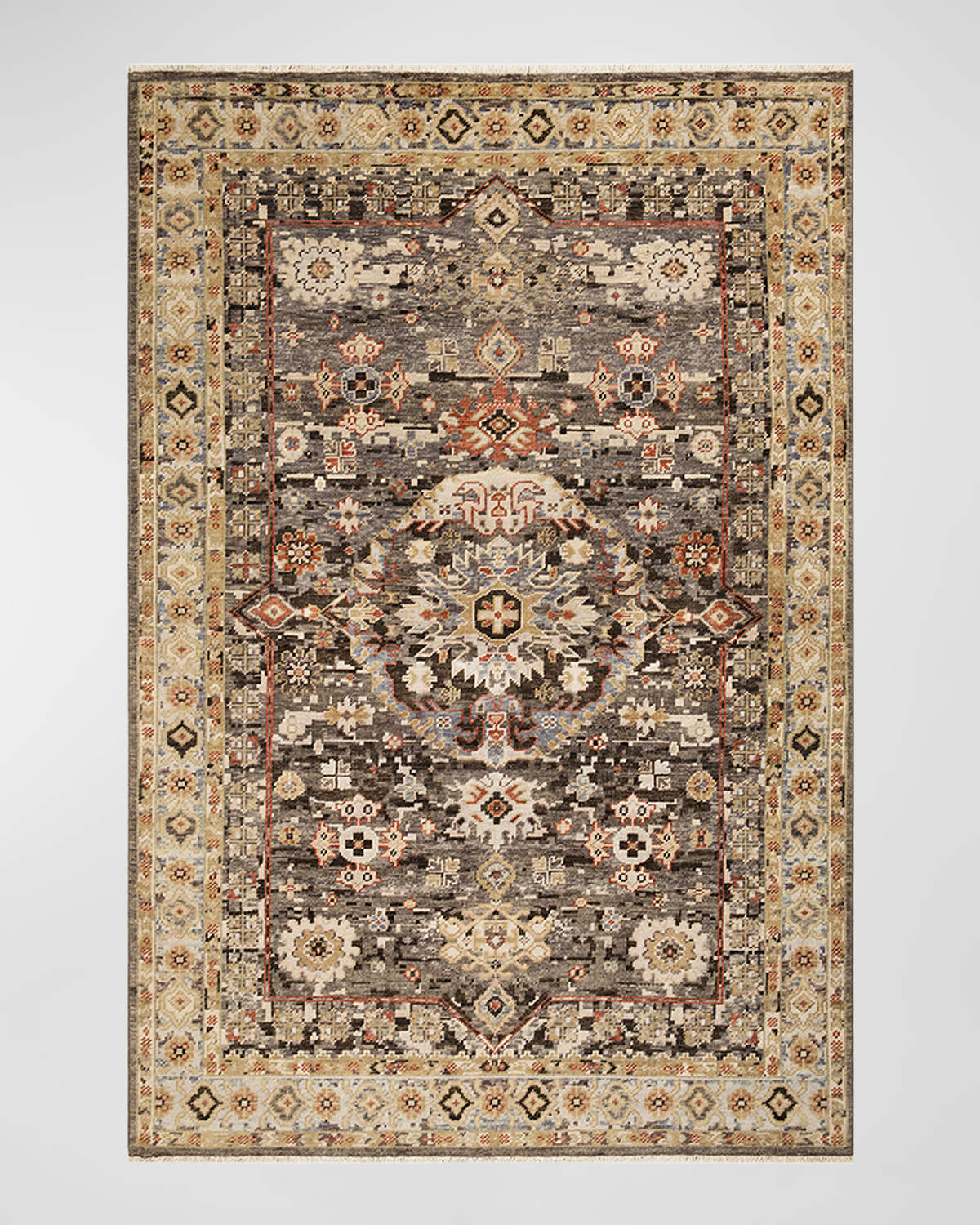 Image Surya Rugs Cappadocia Rust Hand-Knotted Rug, 6' x 9'