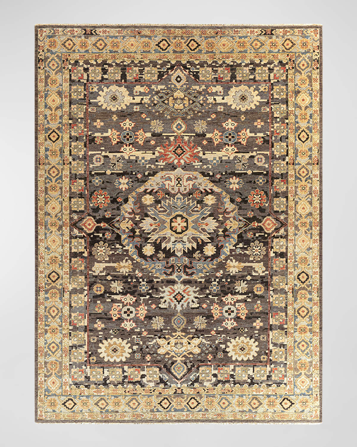 Image Surya Rugs Cappadocia Rust Hand-Knotted Rug, 8' x 11'