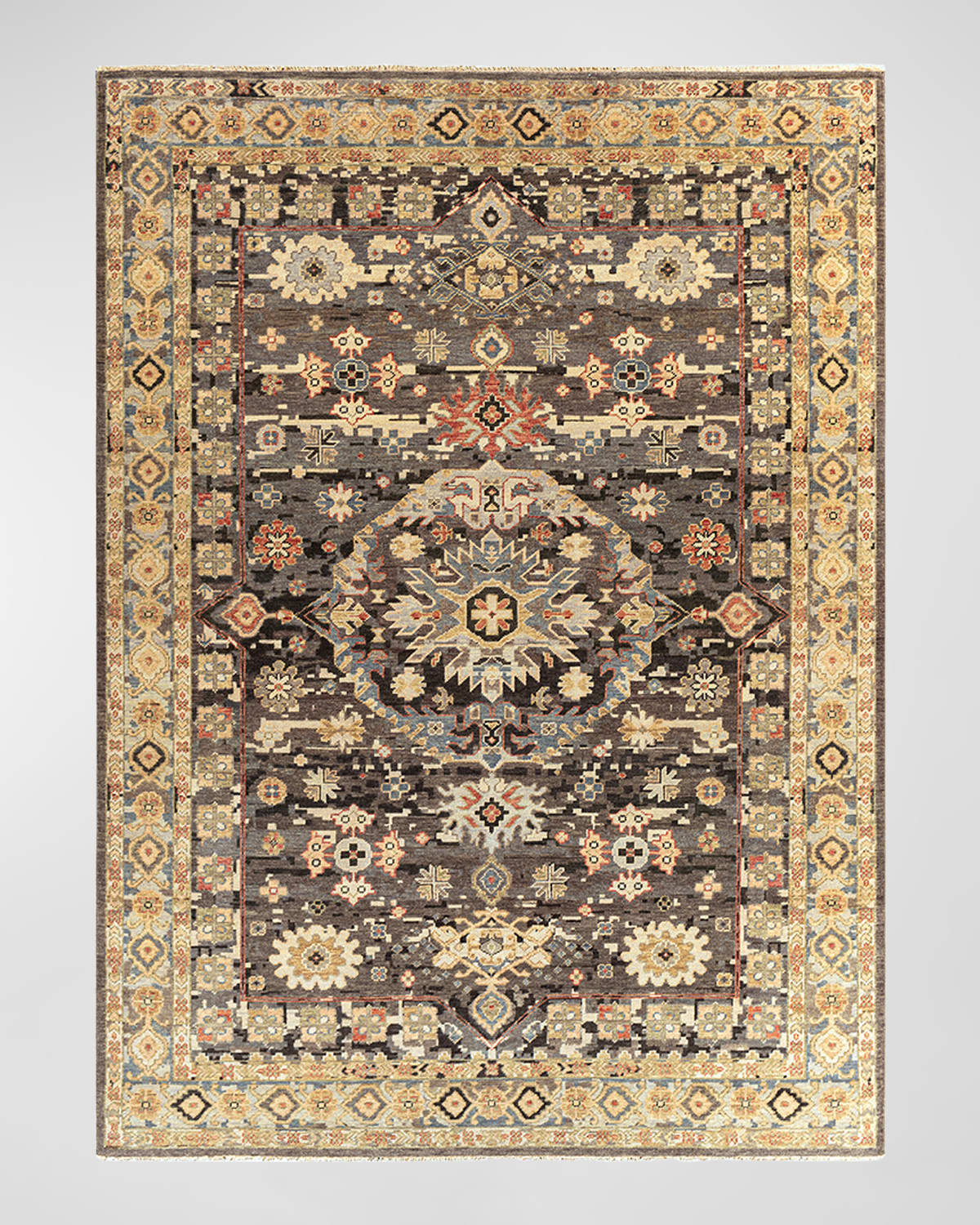 Image Surya Rugs Cappadocia Rust Hand-Knotted Rug, 9' x 13'