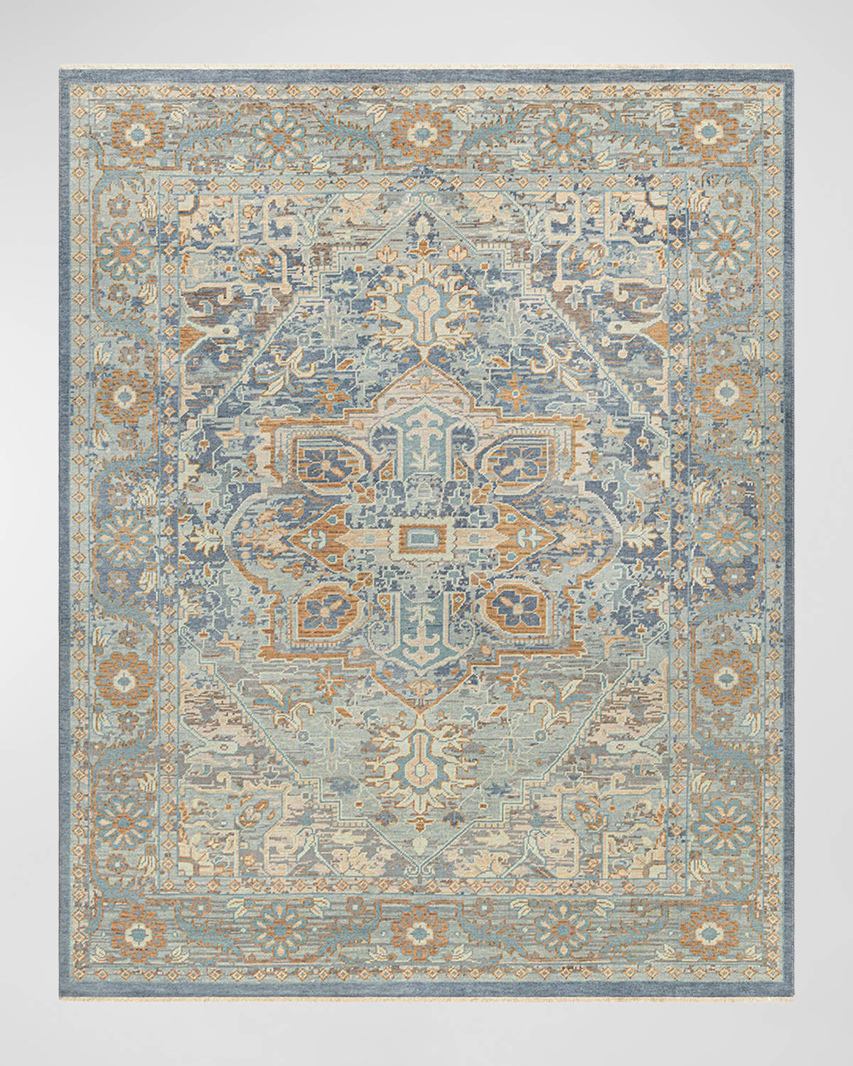Image Surya Rugs Cappadocia Pale Blue Hand-Knotted Rug, 8' x 11'