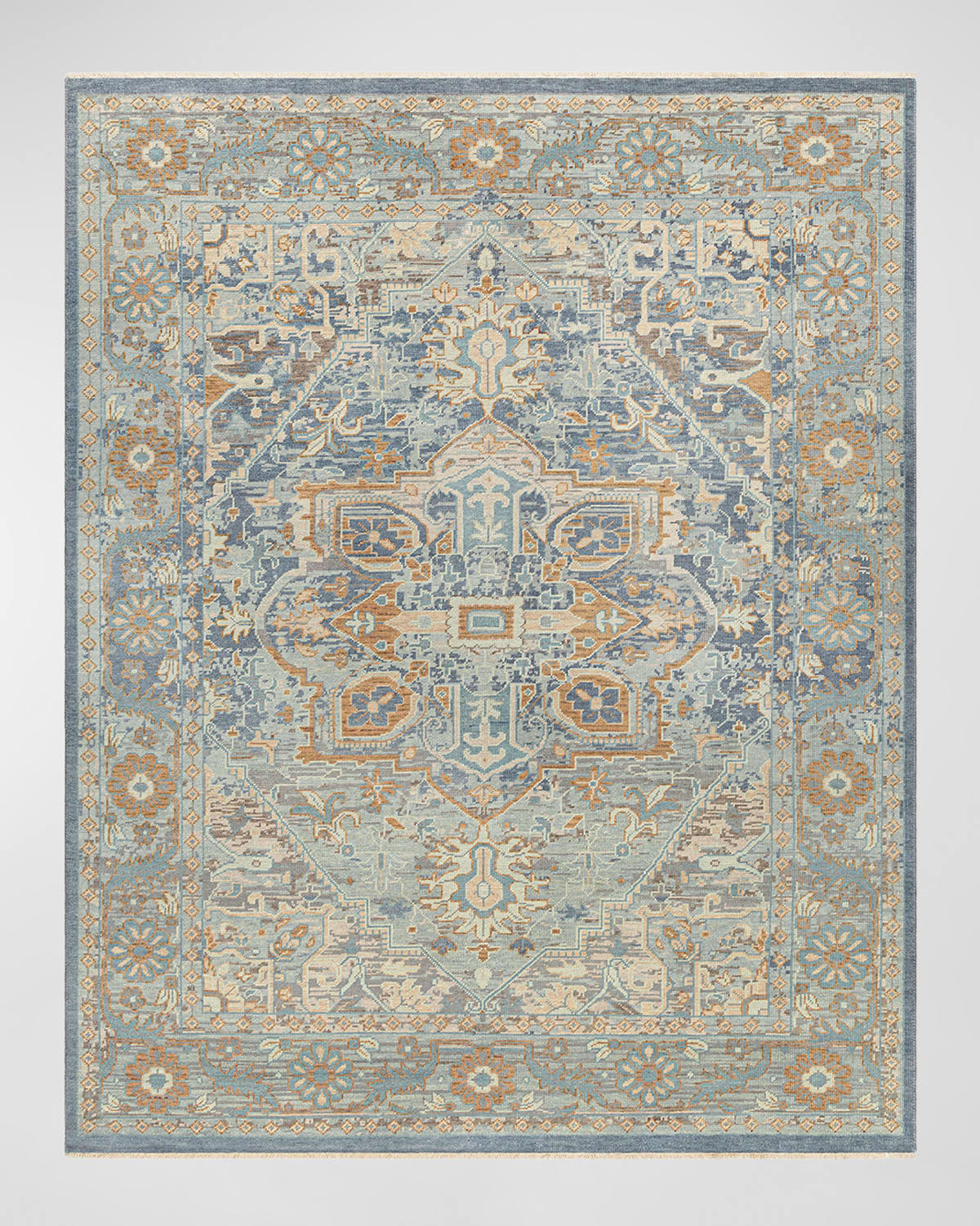 Image Surya Rugs Cappadocia Pale Blue Hand-Knotted Runner, 3' x 10"