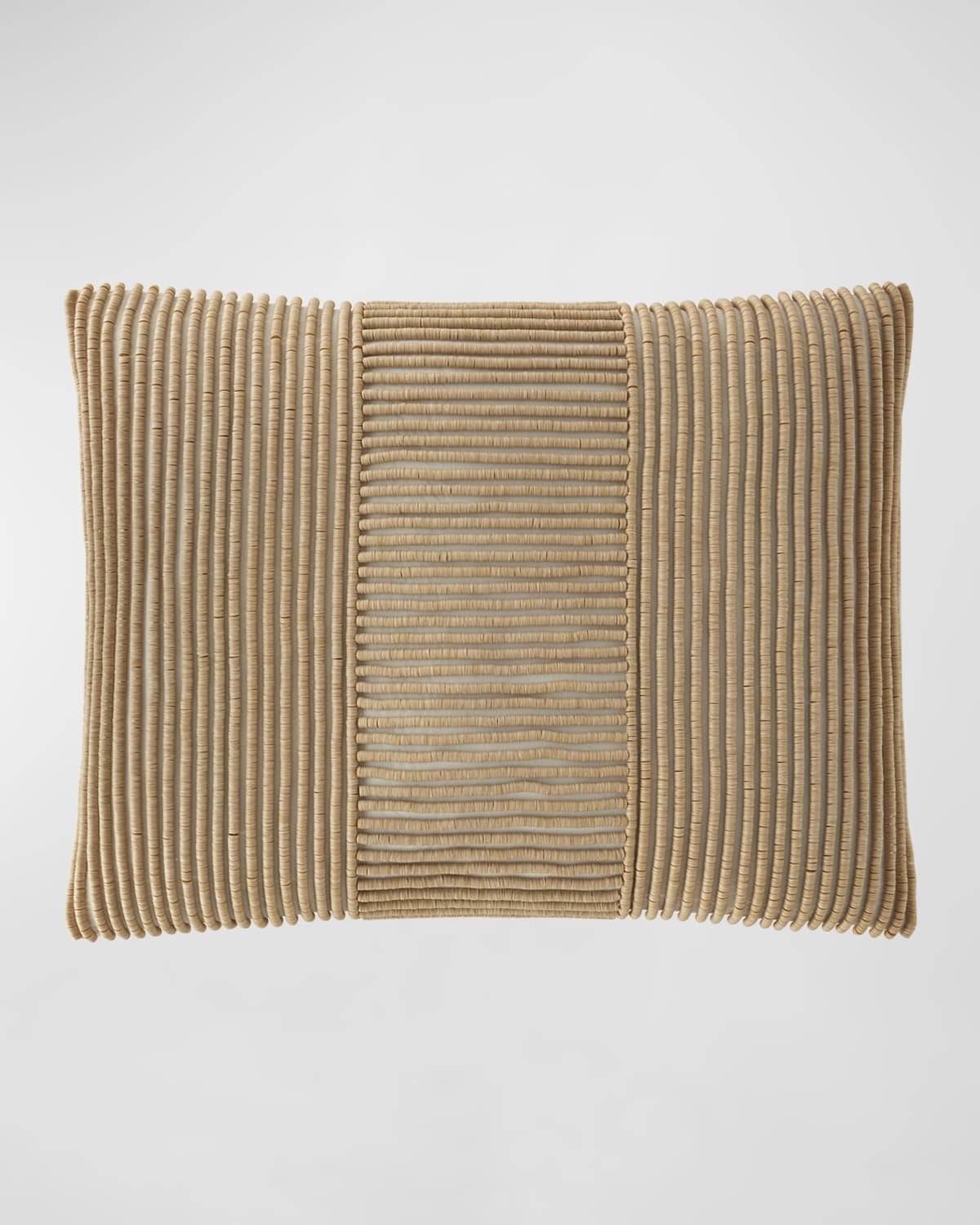 Image Donna Karan Home Block Beaded Decorative Pillow, 20" x 16" 