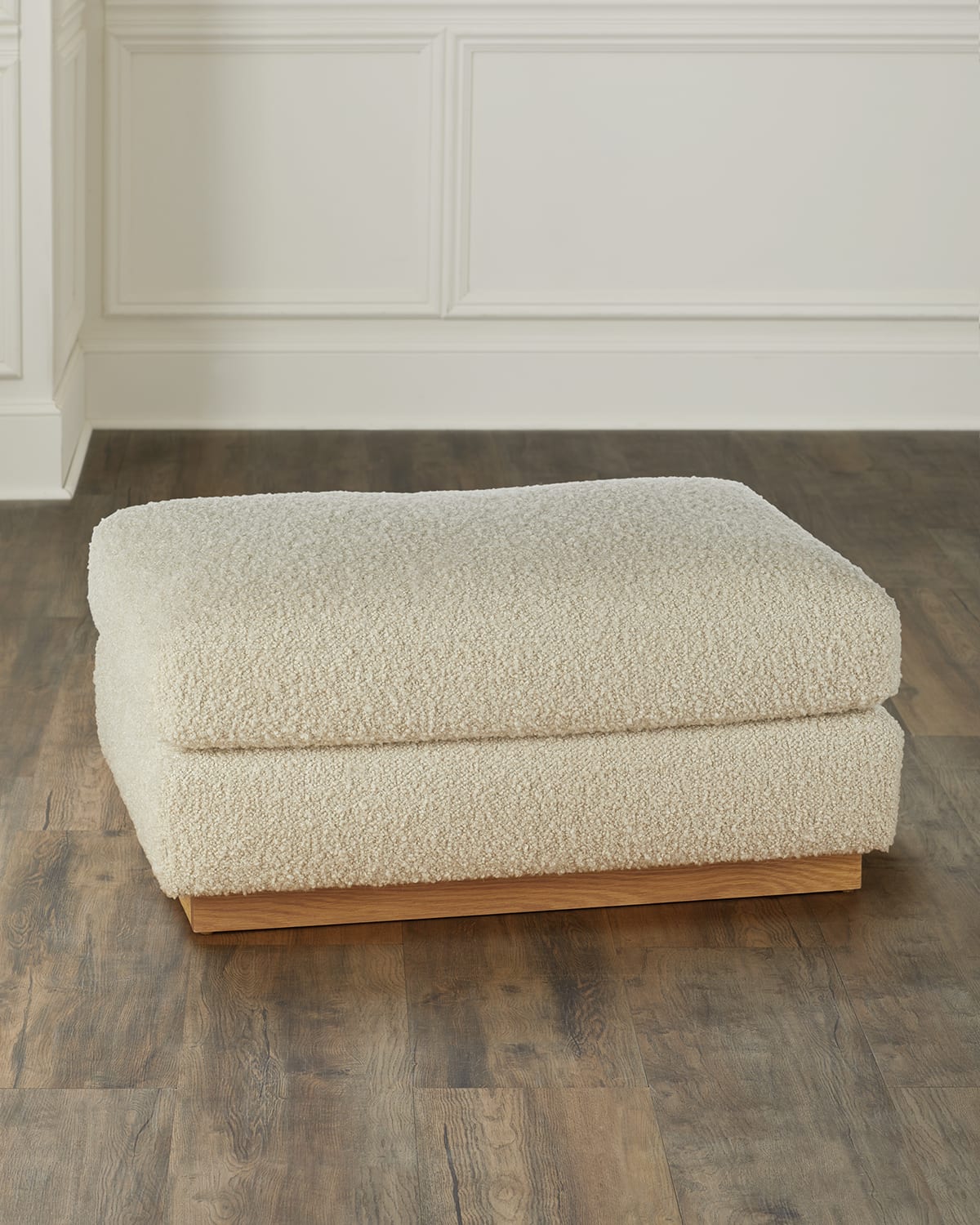 Image M by Hooker Furnishings Jasmine Boucle Ottoman