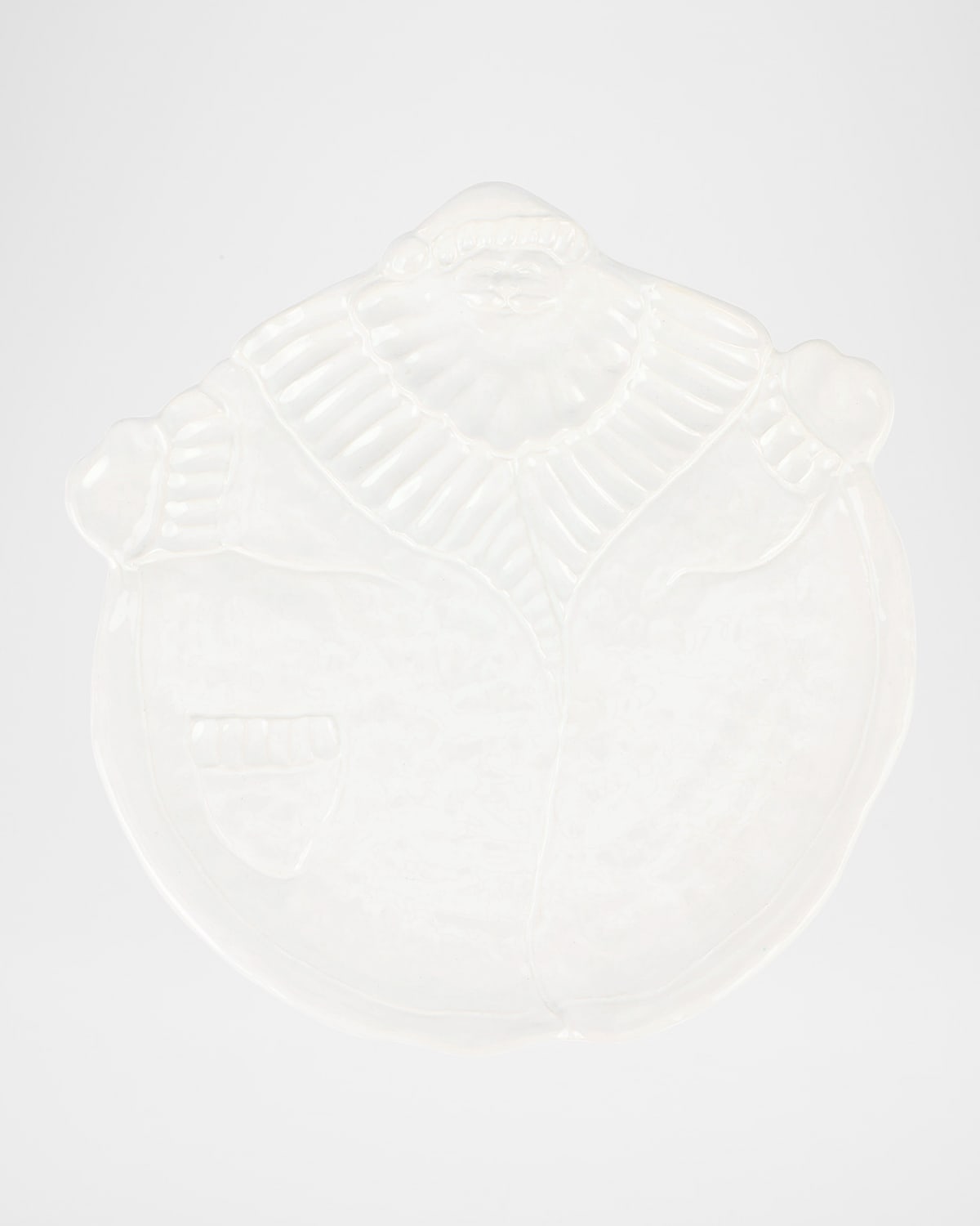 Image Vietri Pietra Natale Figural Santa Platter