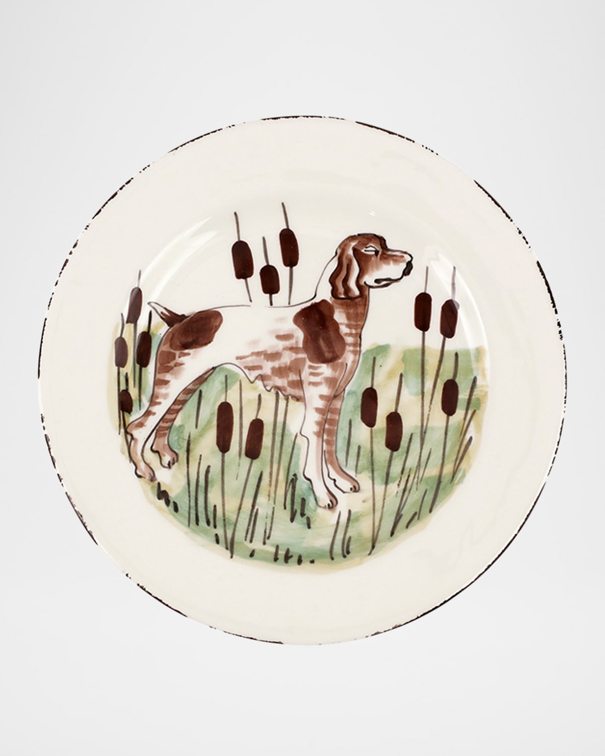 Image Vietri Wildlife Spaniel Dinner Plate
