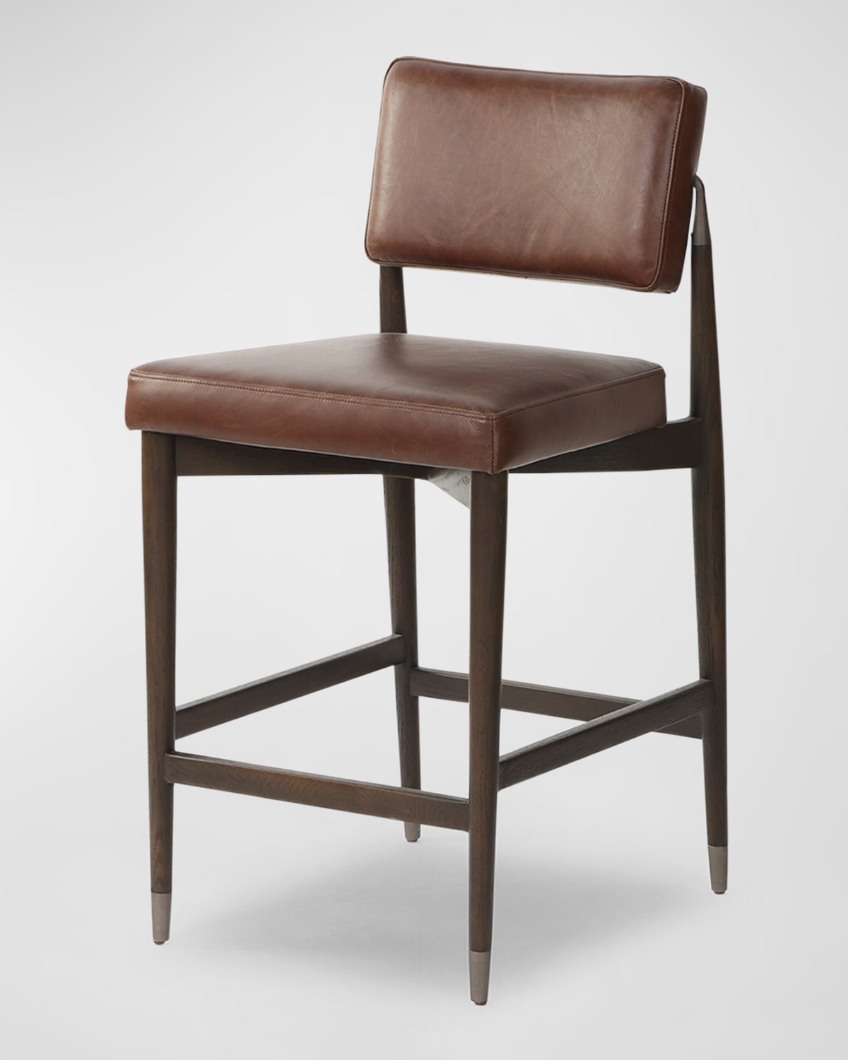 Image Four Hands Anton Leather 27" Counter Stool