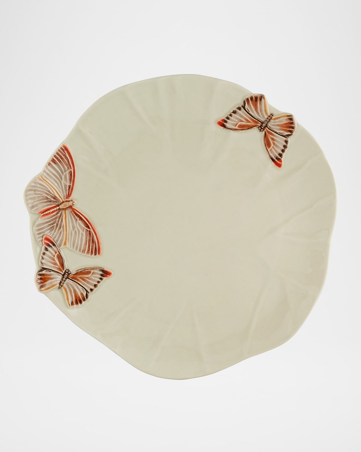 Image Bordallo Pinheiro Cloudy Butterflies Charger Plates by Claudia Schiffer, Set of 2