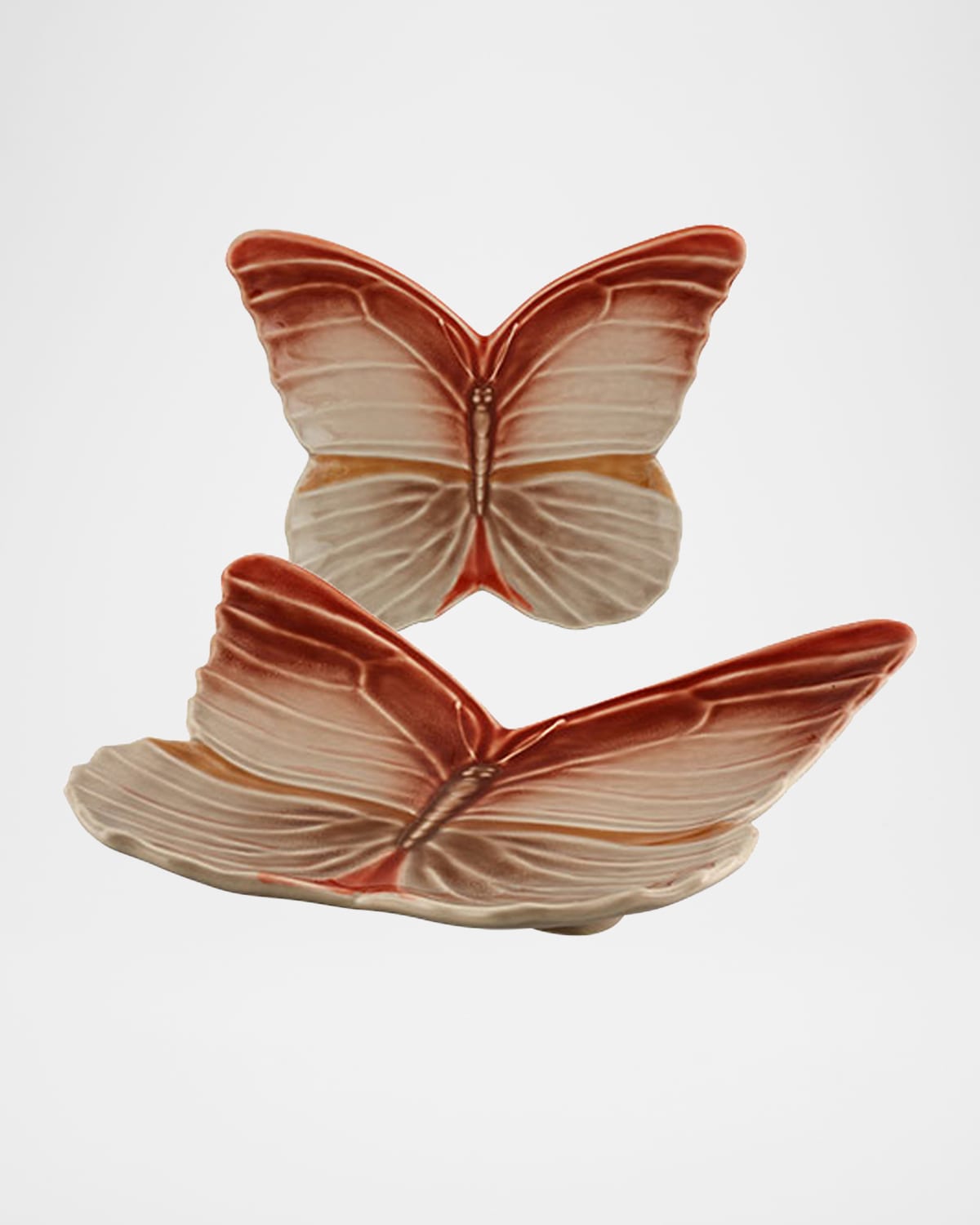 Image Bordallo Pinheiro Cloudy Butterflies Dessert Plates by Claudia Schiffer, Set of 4