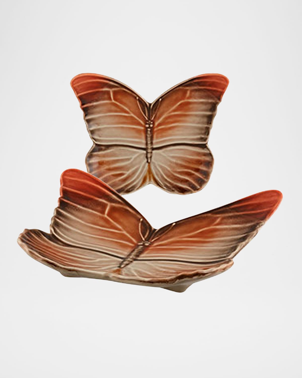 Image Bordallo Pinheiro Cloudy Butterflies Bread & Butter Plates by Claudia Schiffer, Set of 4