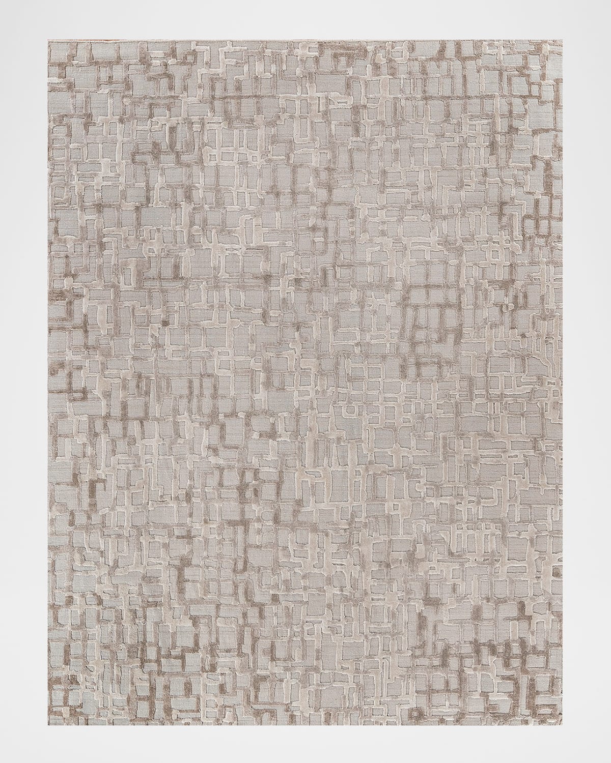Image Exquisite Rugs Vista Hand-Loomed Beige Rug, 10' x 14'