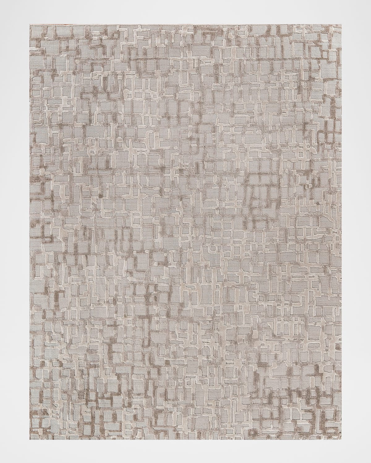 Image Exquisite Rugs Vista Hand-Loomed Beige Rug, 6' x 9'