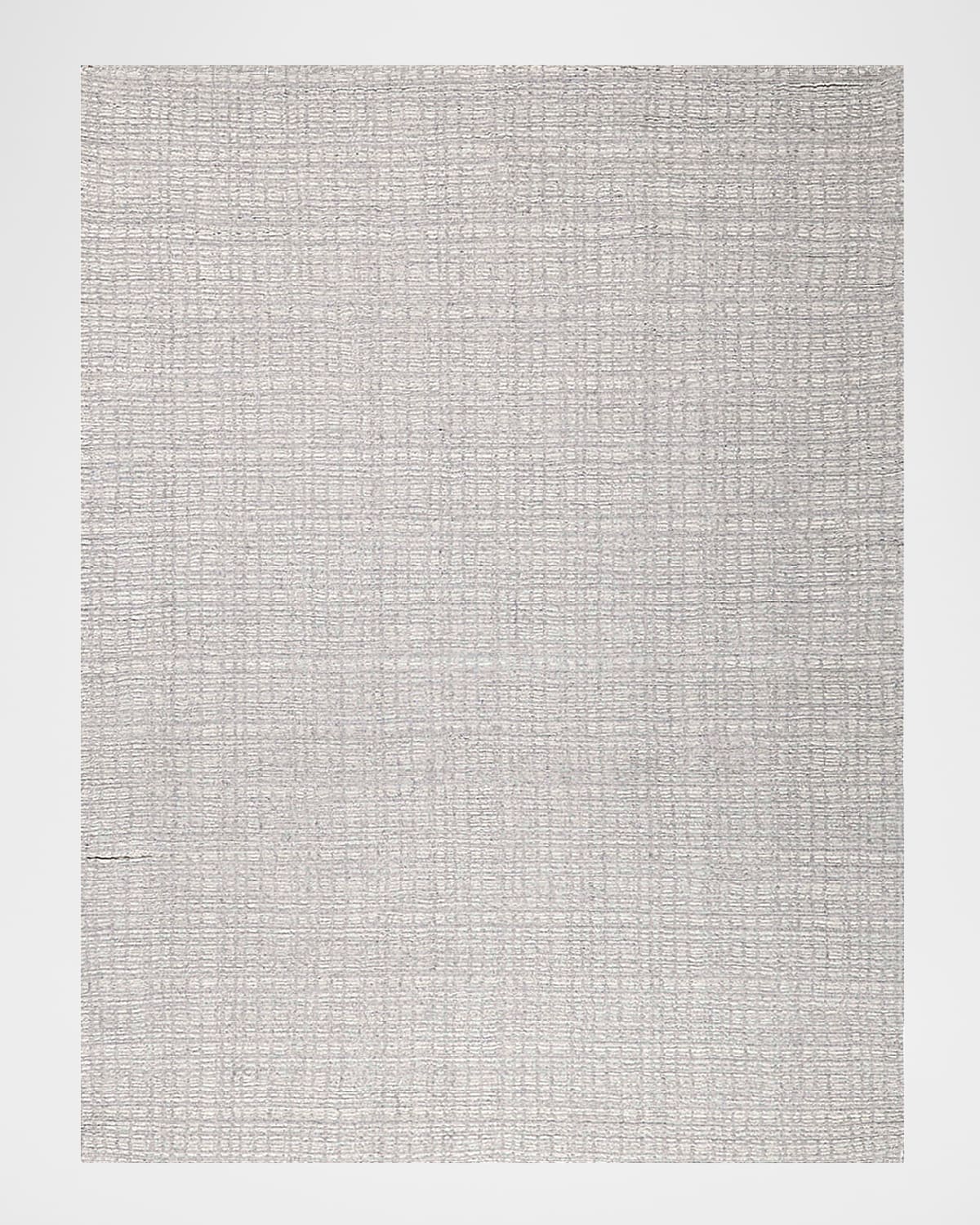 Image Exquisite Rugs Alpine Hand-Loomed Silver & Ivory Rug, 8' x 10'