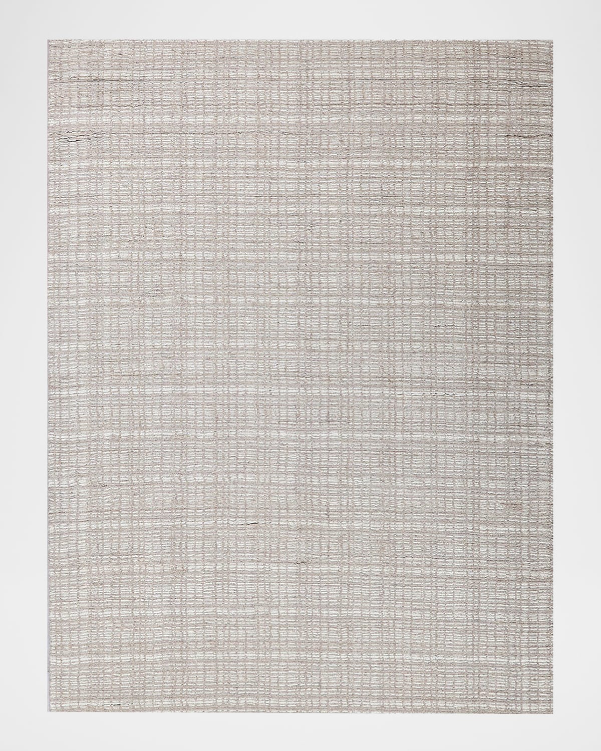 Image Exquisite Rugs Alpine Hand-Loomed Beige & Ivory Rug, 10' x 14'