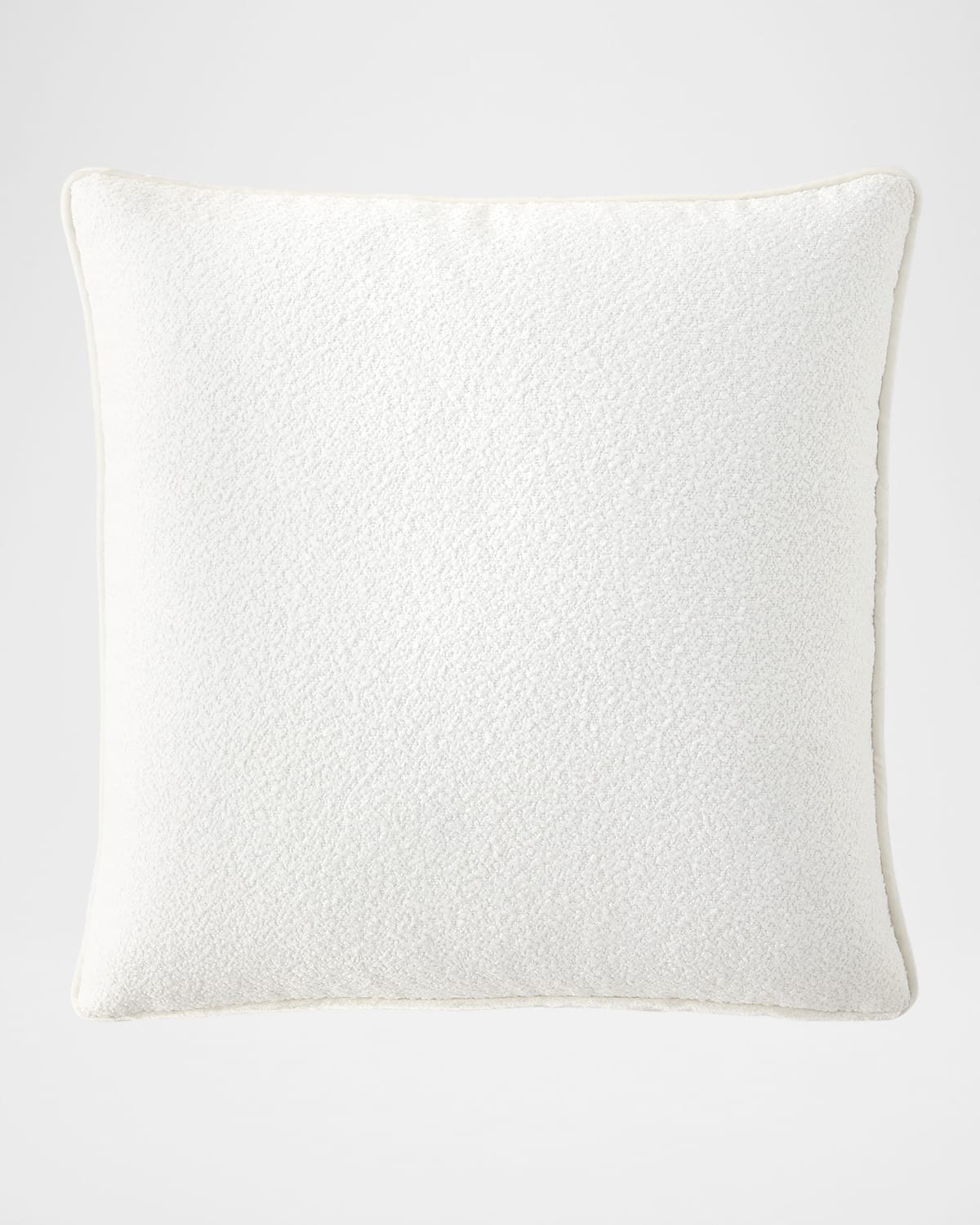 Image TL at Home Boucle Vintage Velvet Corded Pillow, 22" Square
