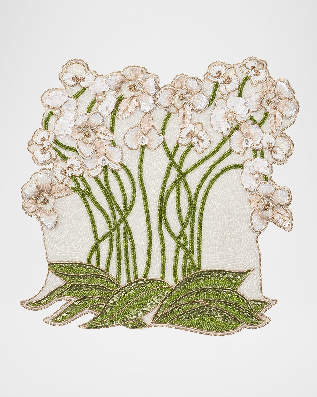 Image Kim Seybert Orchid Beaded Placemat