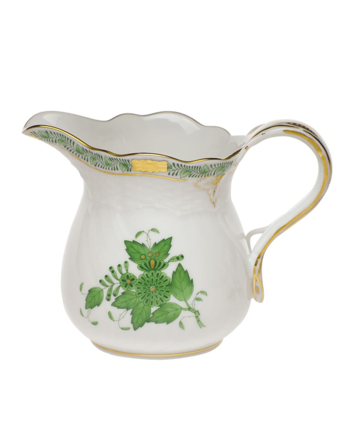 Image Herend Chinese Bouquet Green Creamer