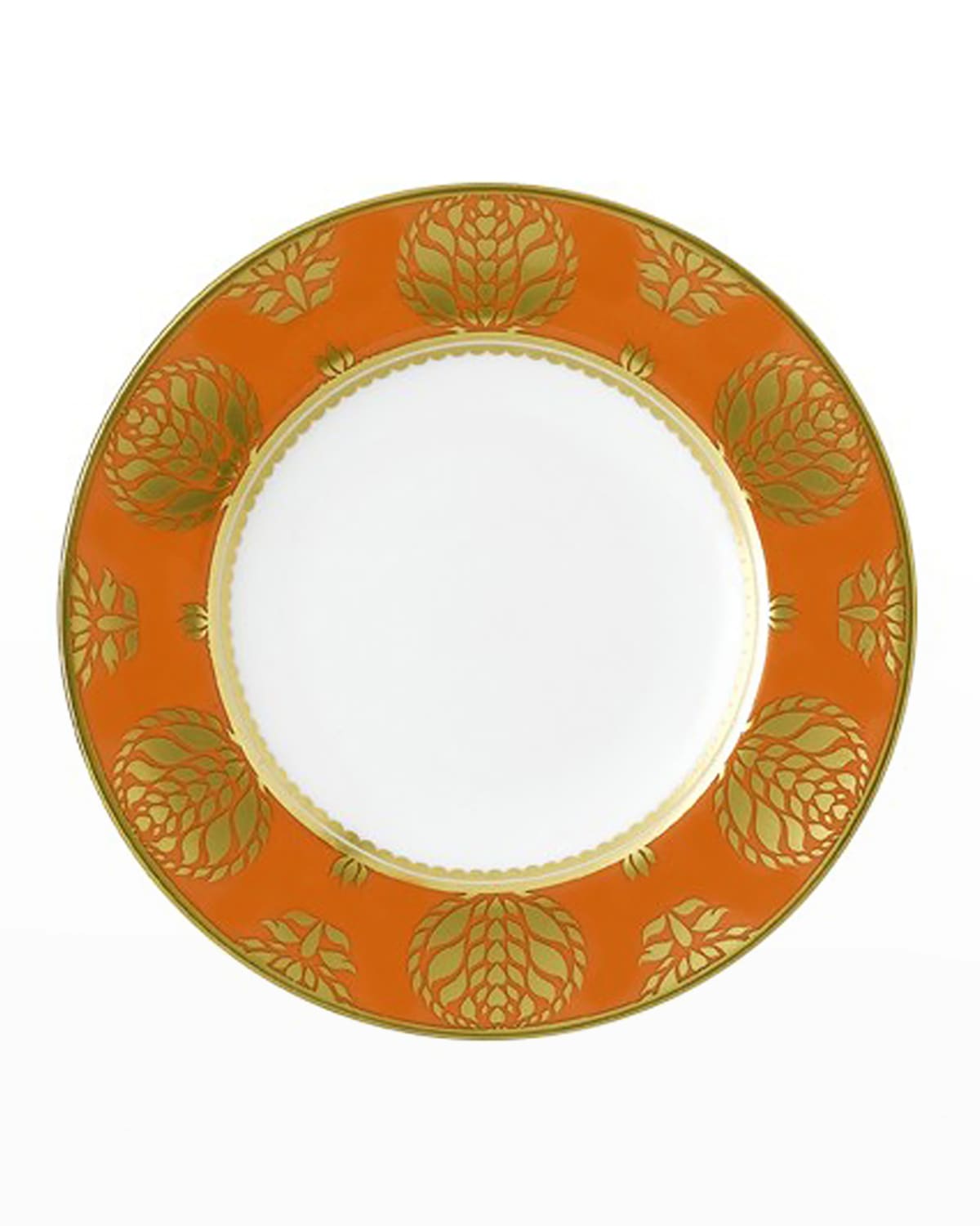 Image Royal Crown Derby Bristol Belle Orange Border Bread & Butter Plate