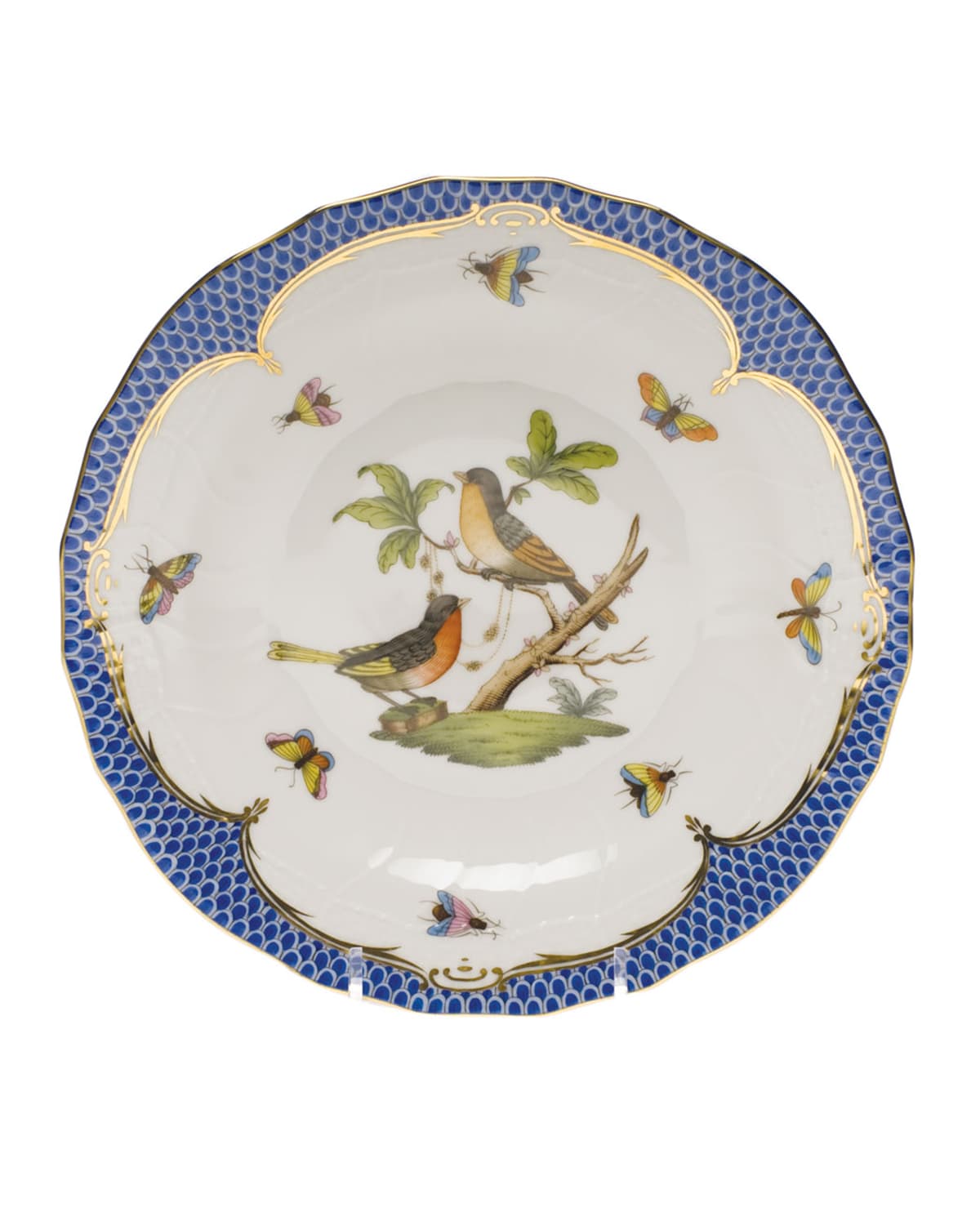 Image Herend Rothschild Bird Dessert Plate - Motif 08