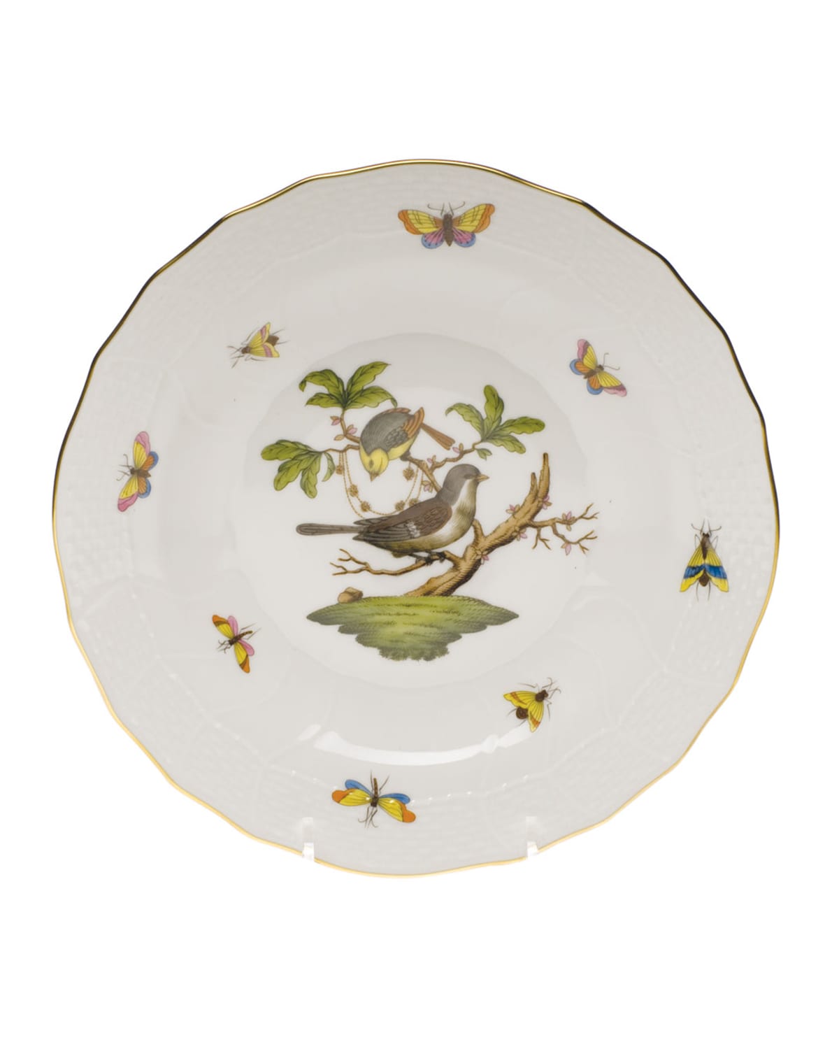 Image Herend Rothschild Bird Dessert Plate