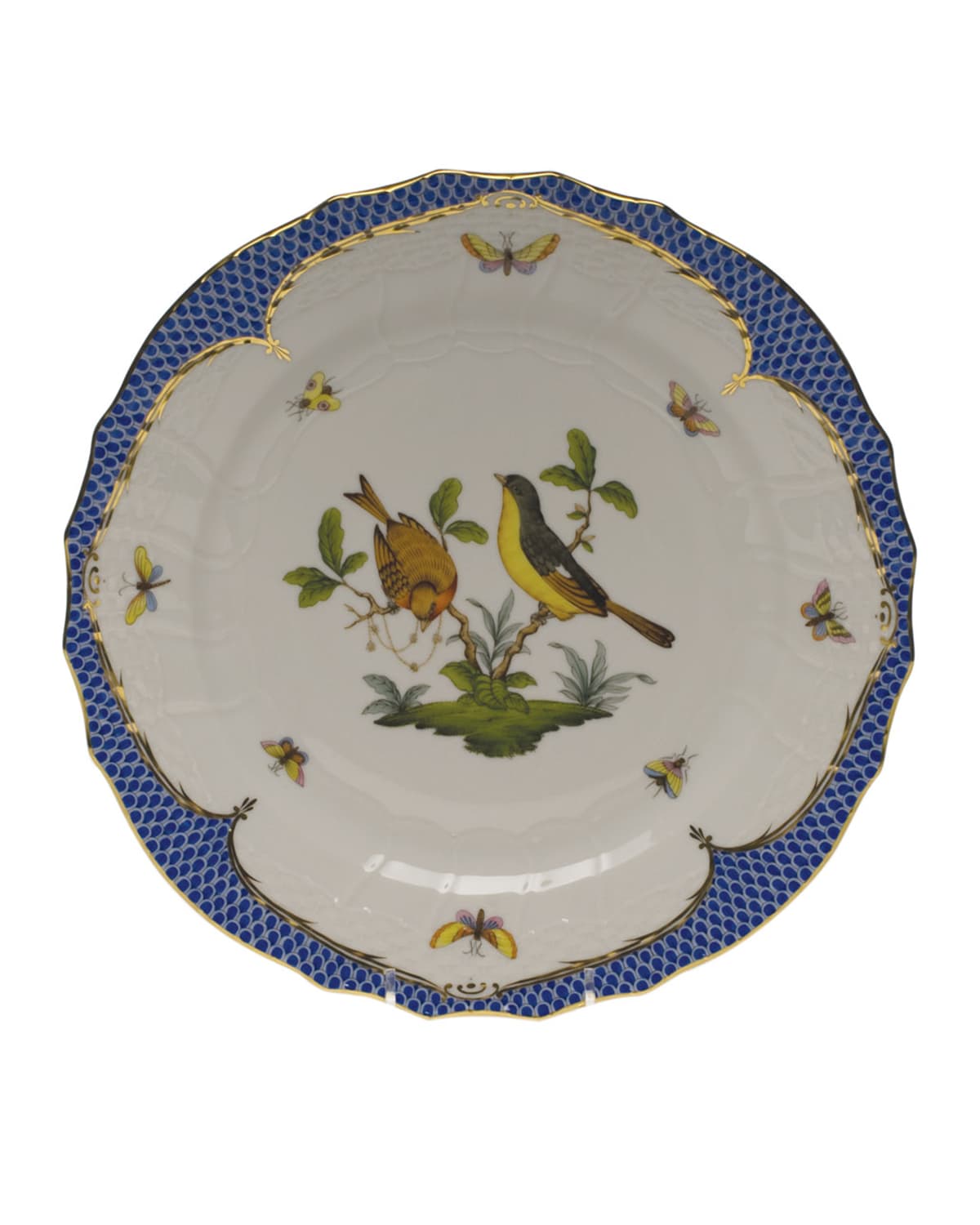Image Herend Rothschild Bird Service Plate/Charger 07