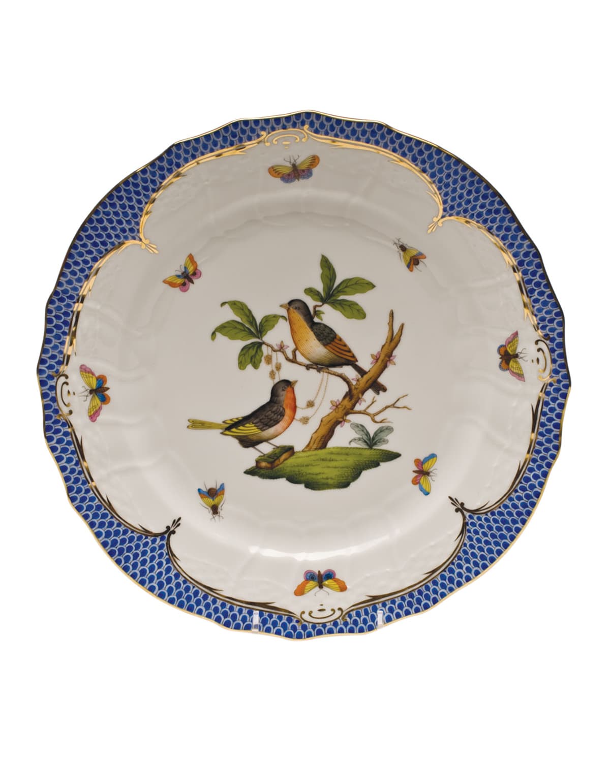 Image Herend Rothschild Bird Service Plate/Charger 08