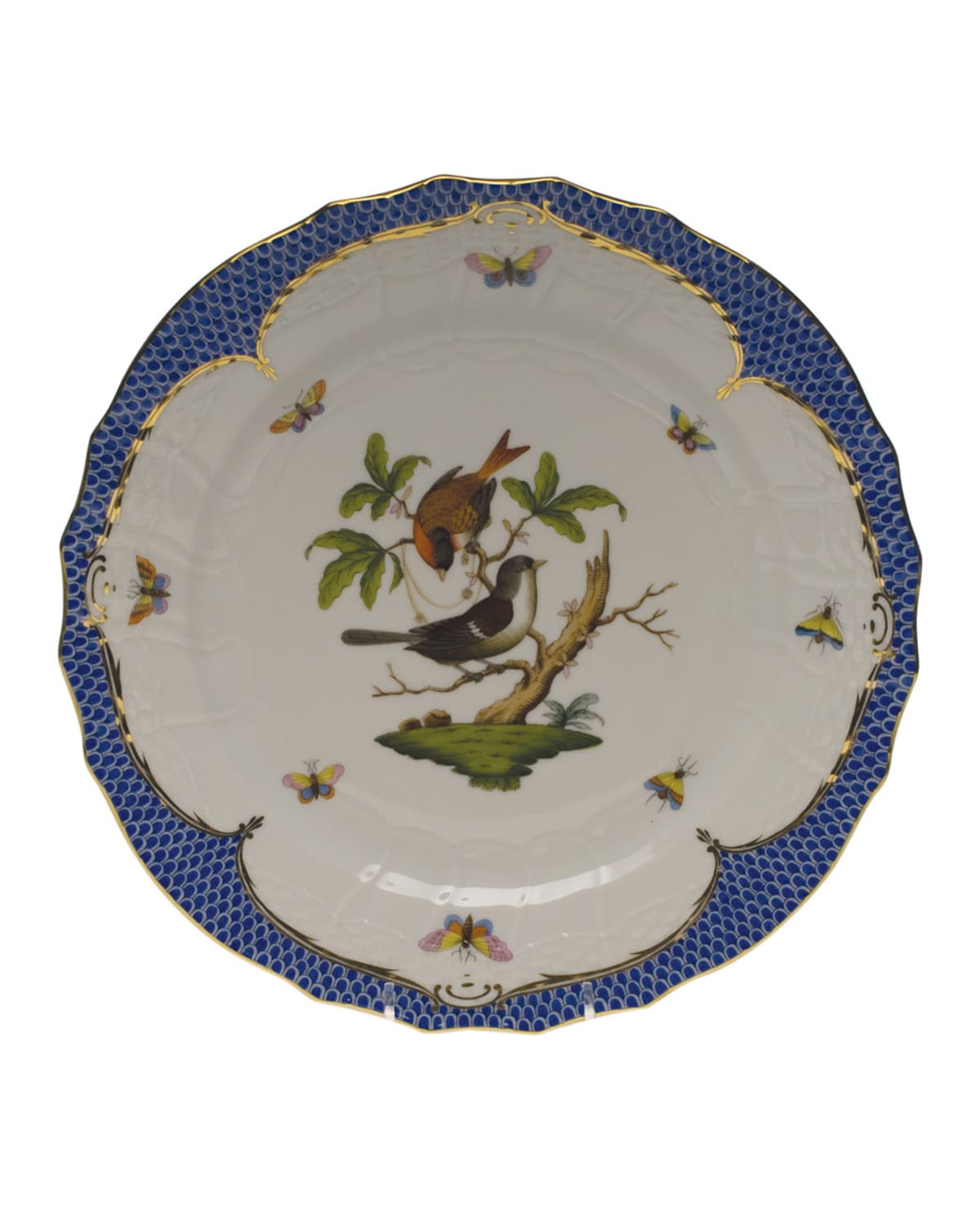 Image Herend Rothschild Bird Service Plate/Charger 04
