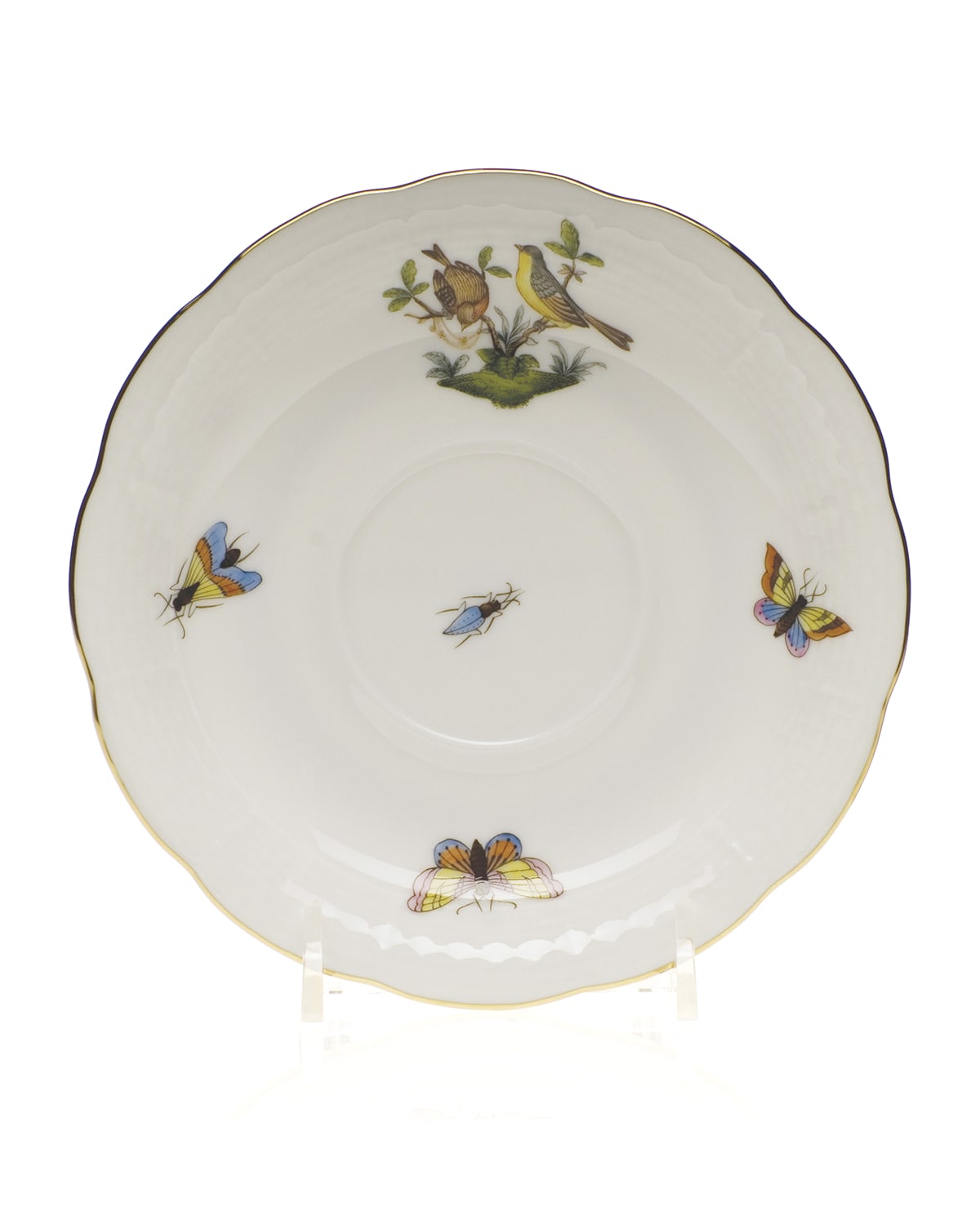 Image Herend Rothschild Bird Saucer #7