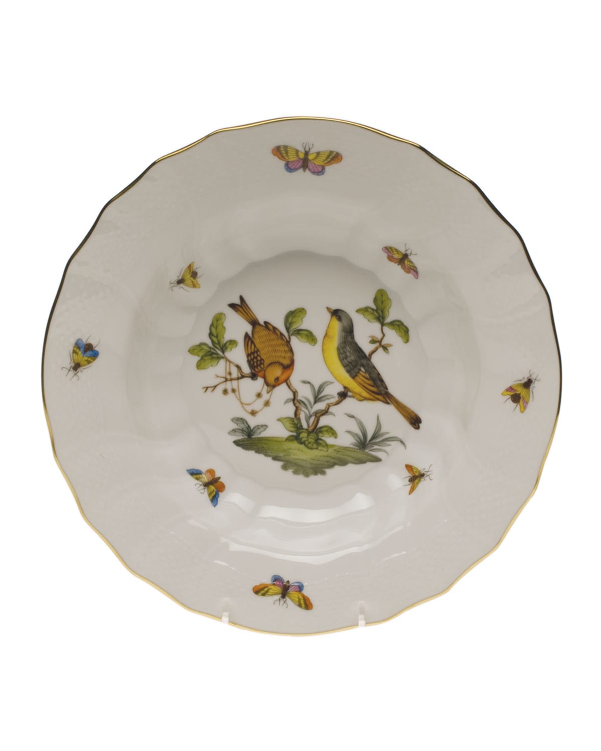 Image Herend Rothschild Bird Motif 07 Rim Soup Bowl
