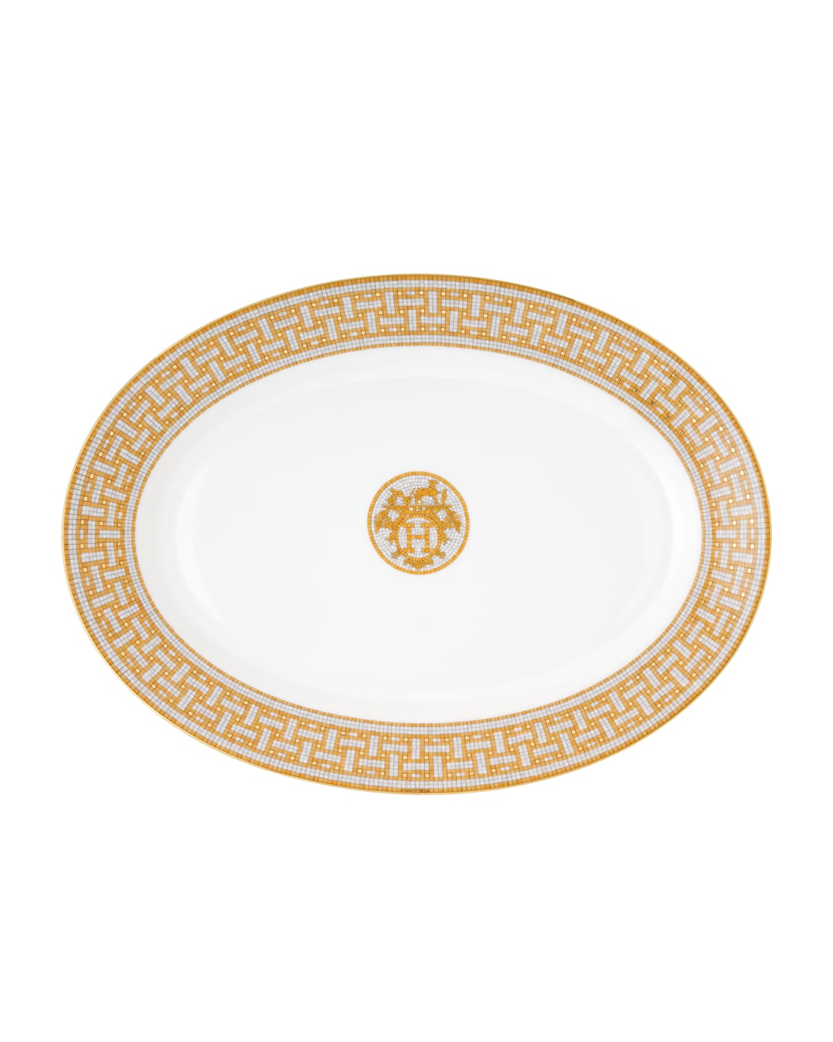 Image Hermes Mosaique au 24 Large Oval Platter