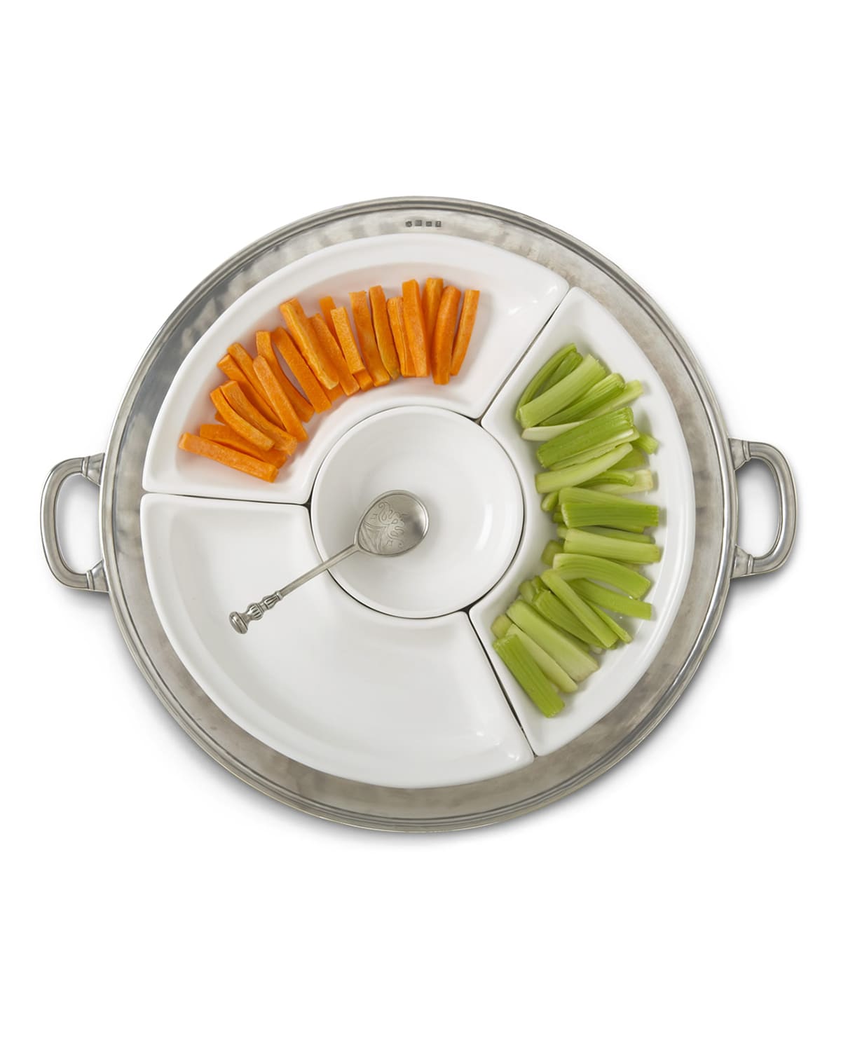 Image Match Convivio Round Sectional Platter