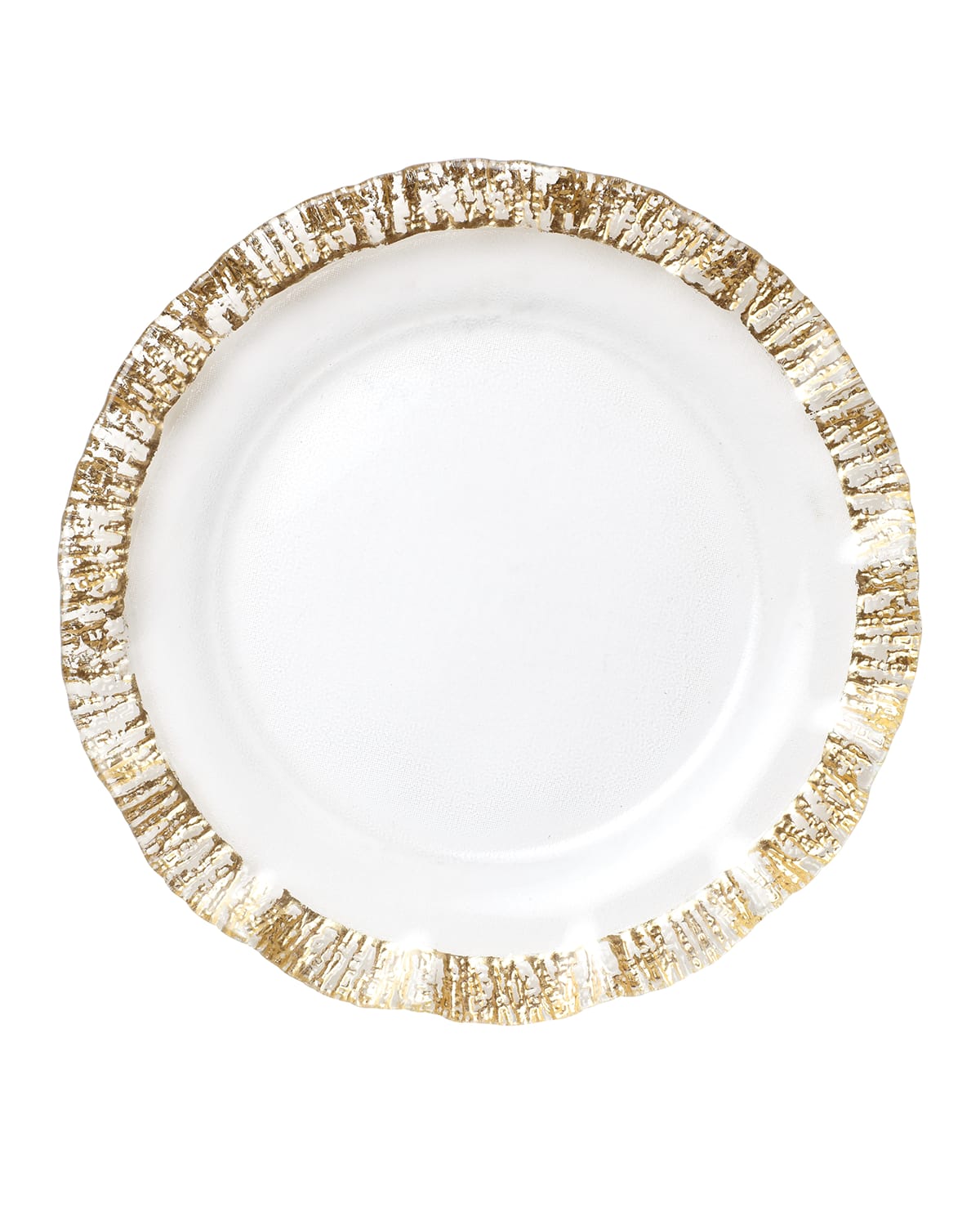 Image Vietri Rufolo Glass Charger, Gold