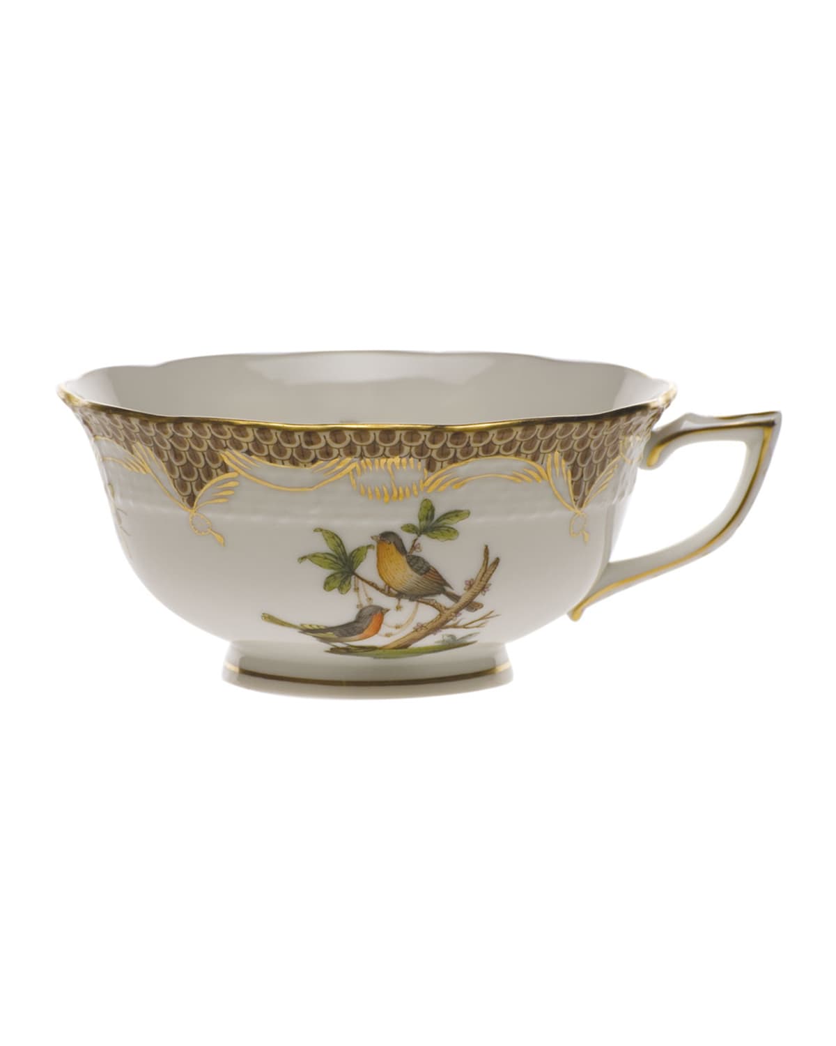 Image Herend Rothschild Bird Brown Motif 8 Tea Cup