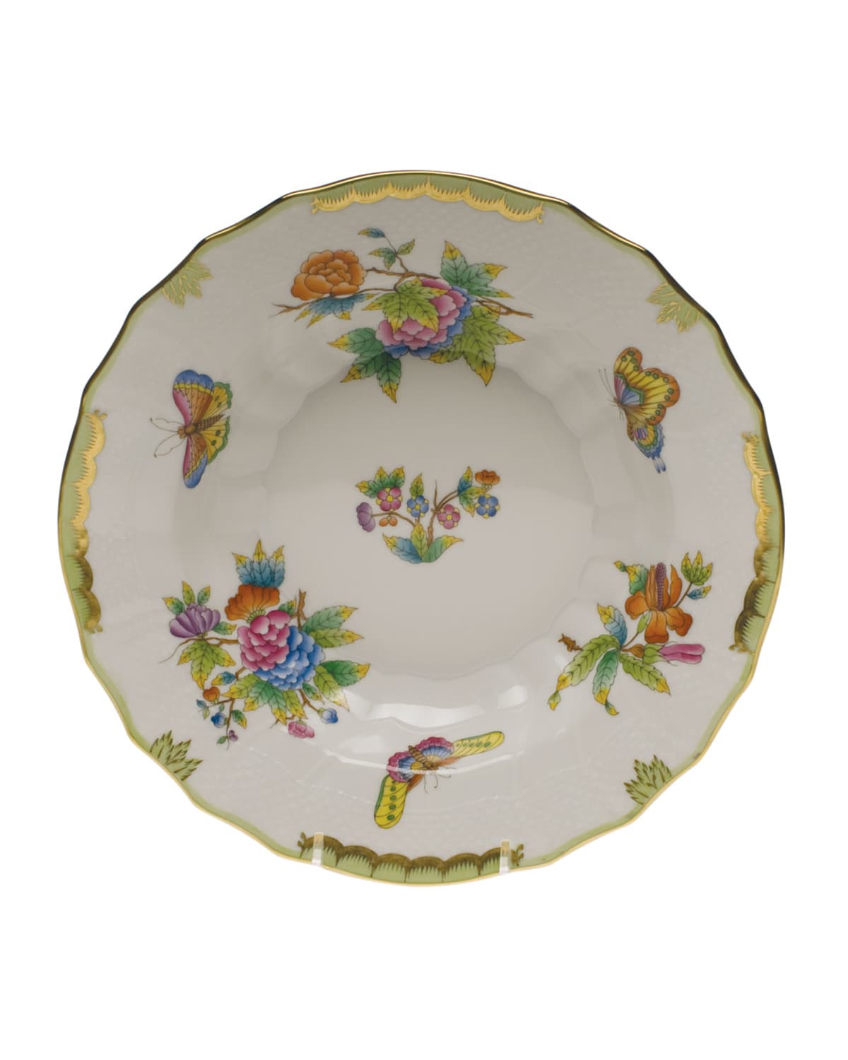 Image Herend Queen Victoria Rimmed Soup Bowl