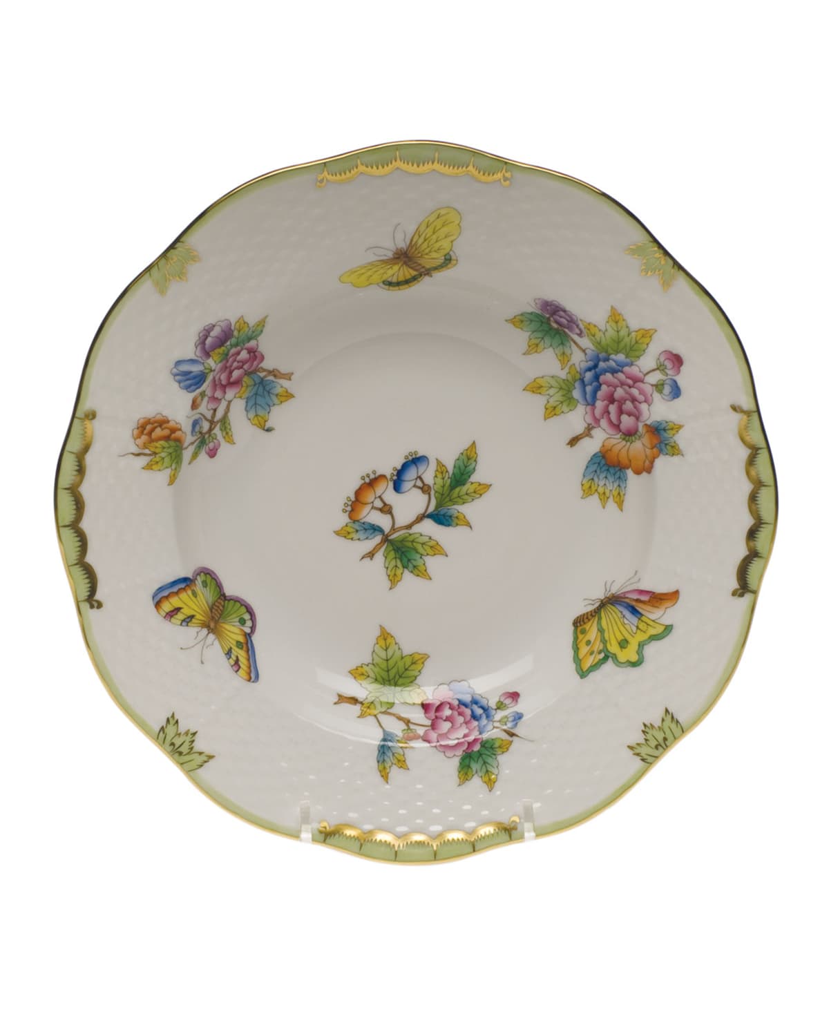 Image Herend Queen Victoria Rimmed Soup Plate