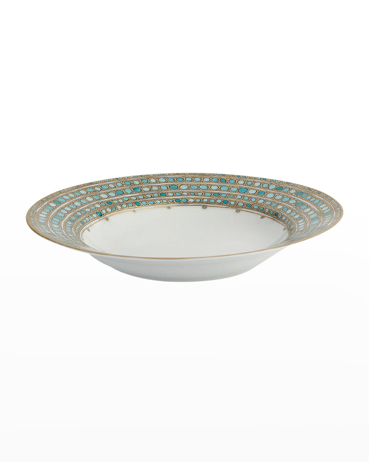 Image Haviland & Parlon Syracuse Turquoise French Rim Soup Plate