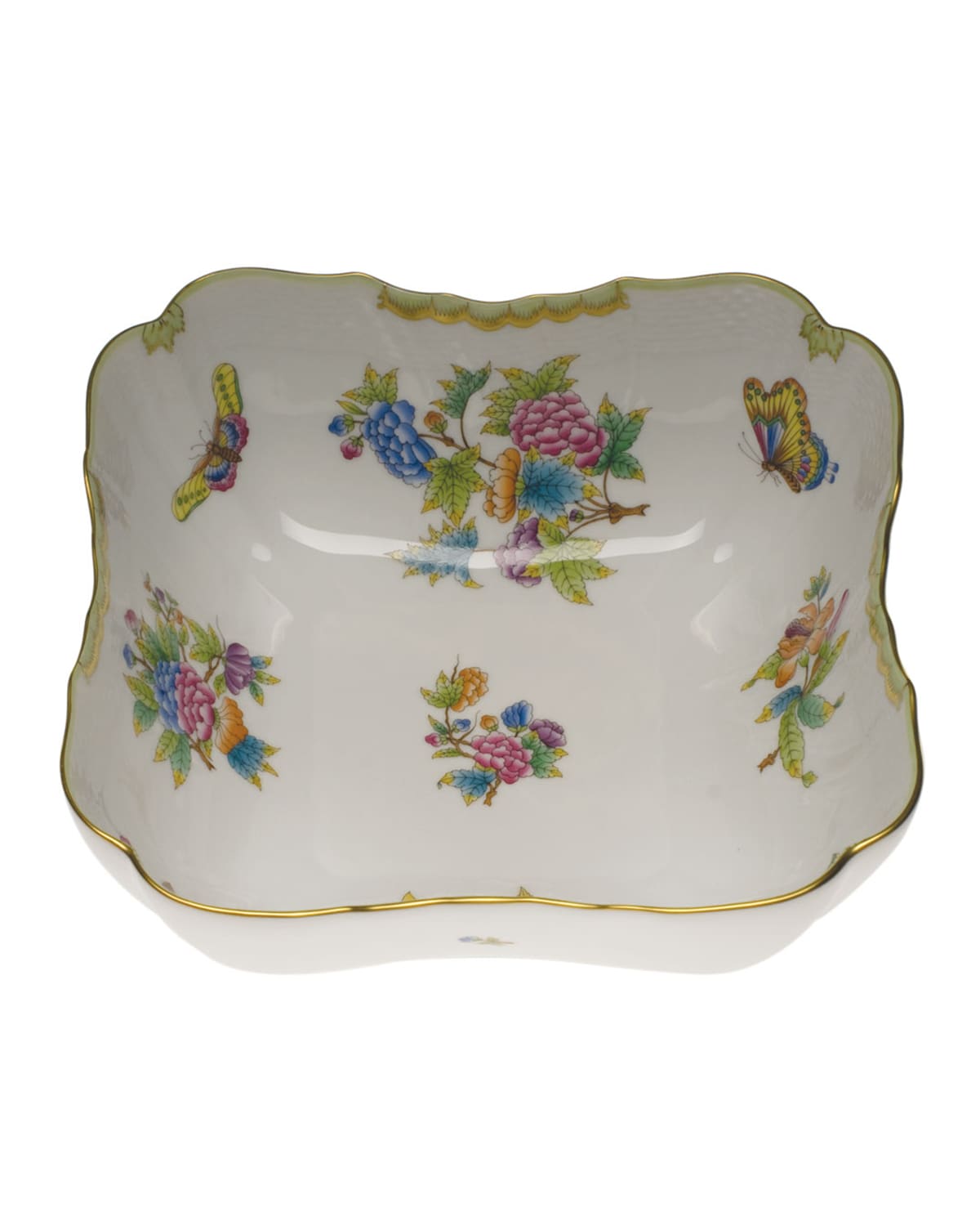 Image Herend Queen Victoria Square Salad Bowl