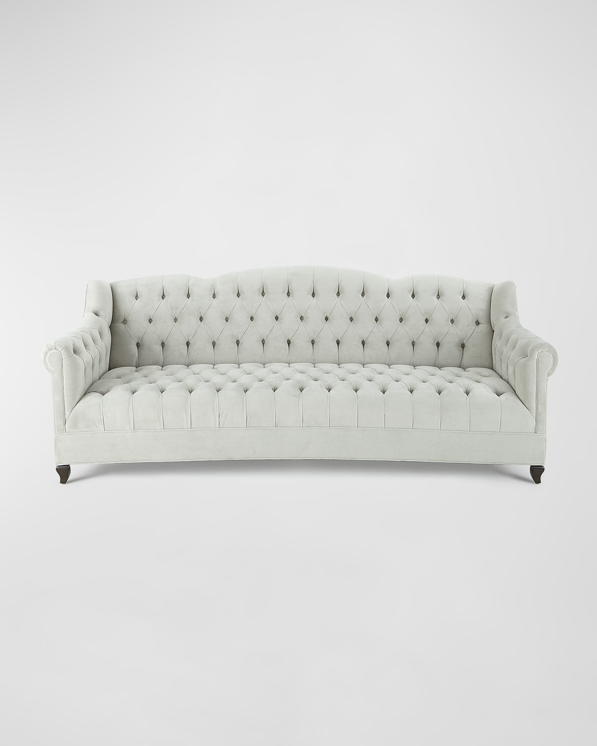 Four Hands Sable Tufted Leather Sofa Horchow