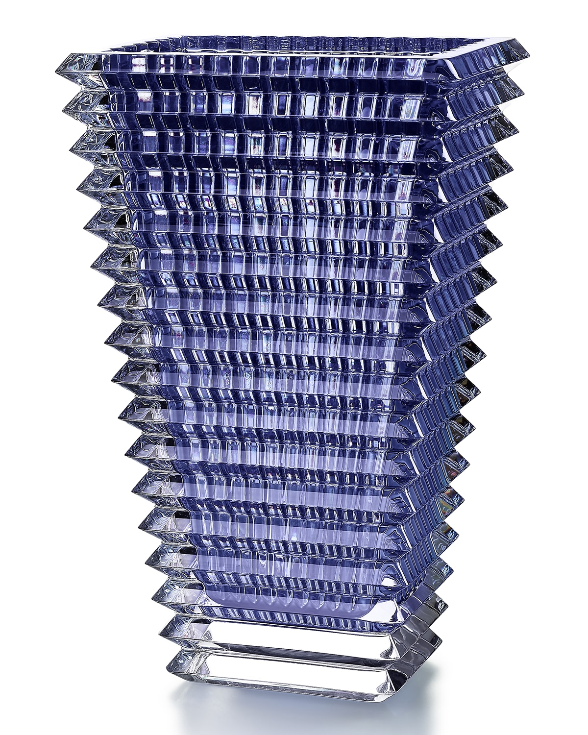 Baccarat Blue Eye Small Rectangular Vase | Horchow