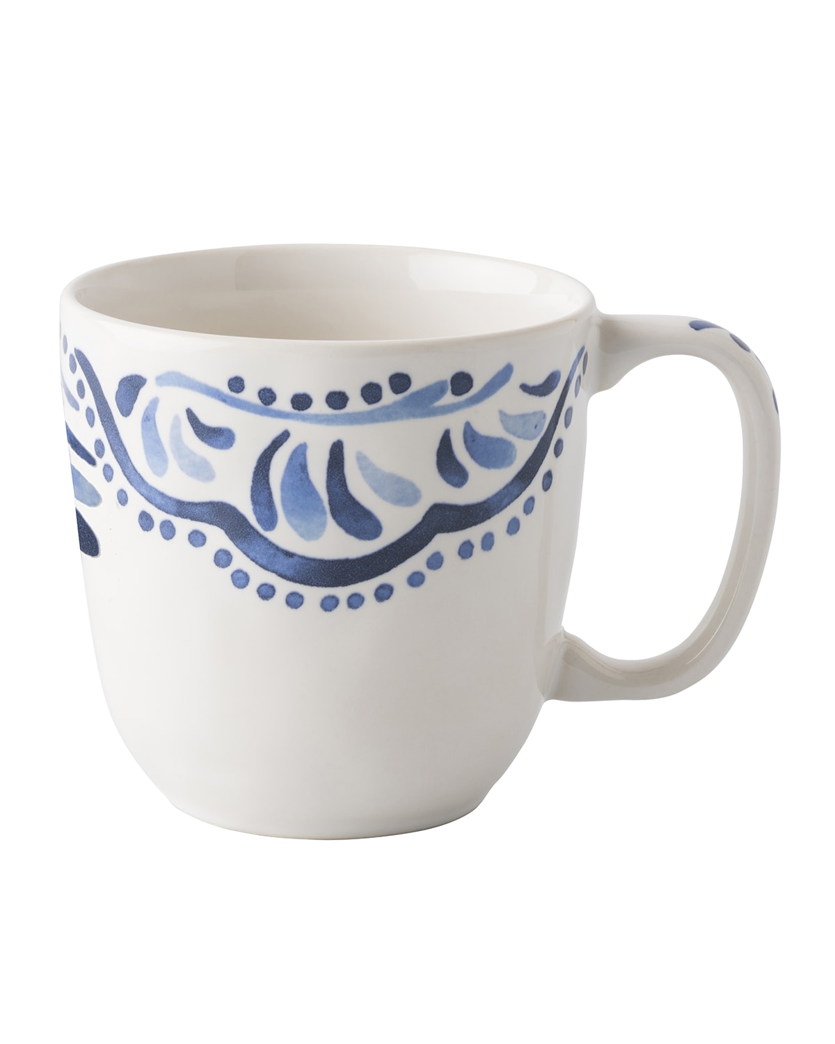 Juliska Emerson Mug White/Pewter Horchow