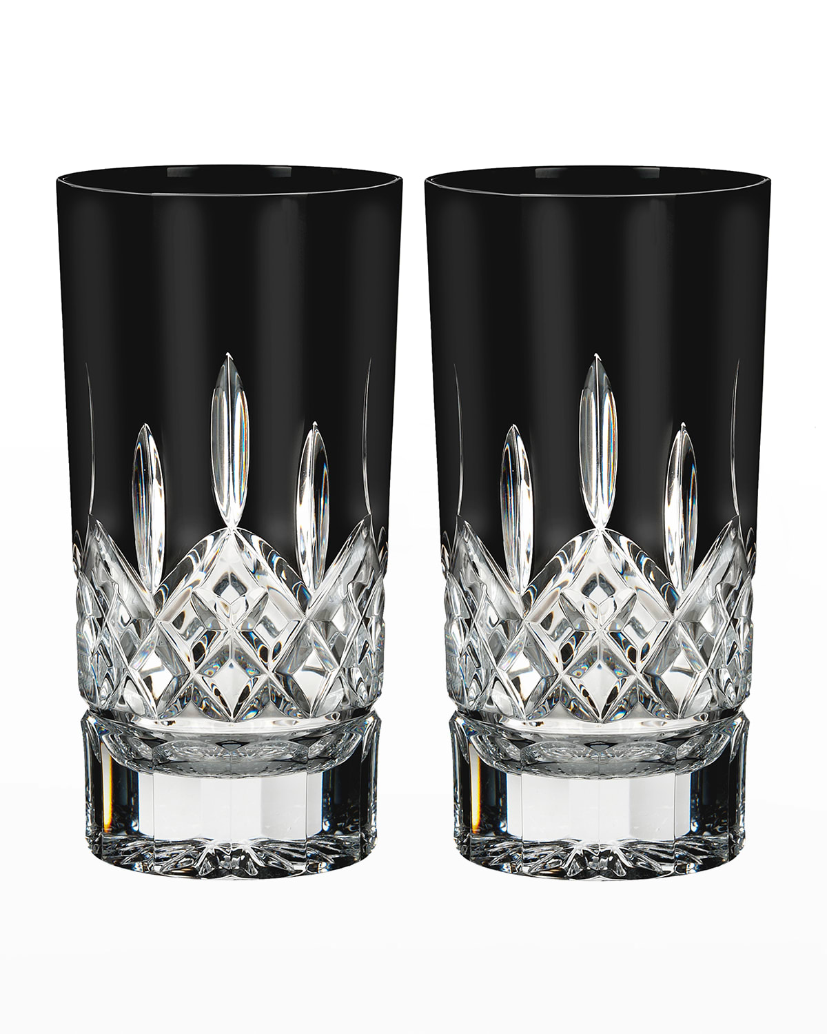 Waterford Crystal Irish Lace Crystal Double Old-Fashioned Glasses