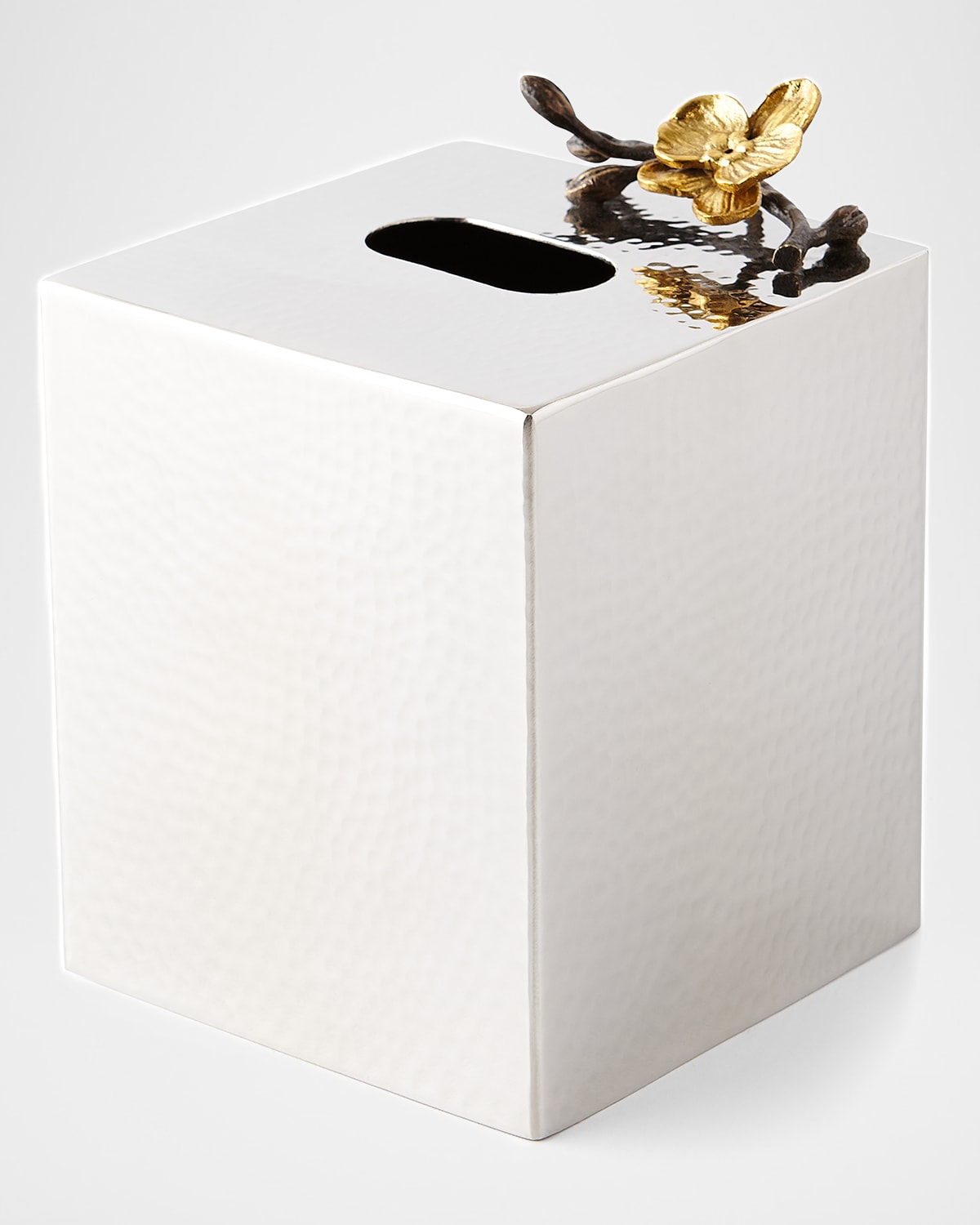 Gold Tissue Box Cover