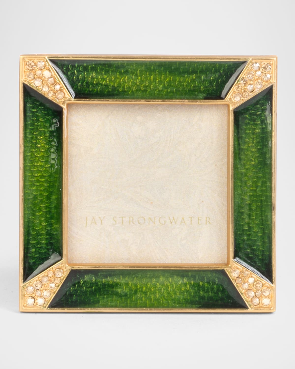Jay Strongwater Pave Corner Frame, 2" Horchow