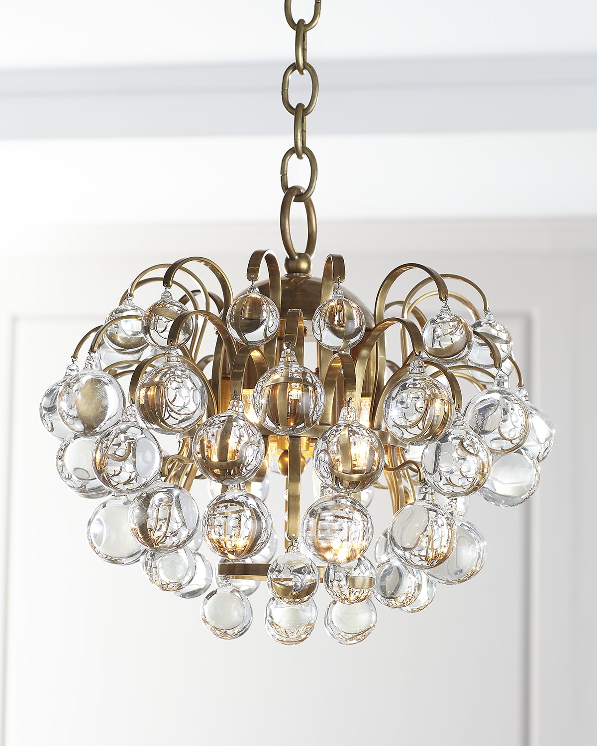 Visual Comfort Circa Lighting Hand Rubbed Antique Brass Chandelier Chain  47