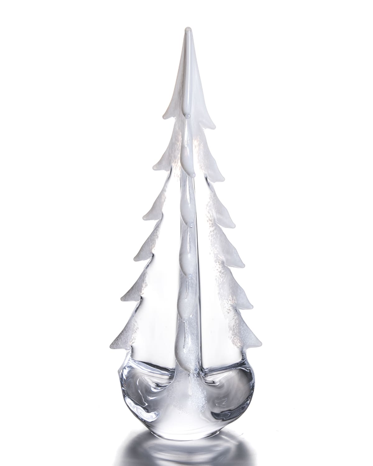 Simon Pearce Snowdrift Evergreen Glass Tree, 26