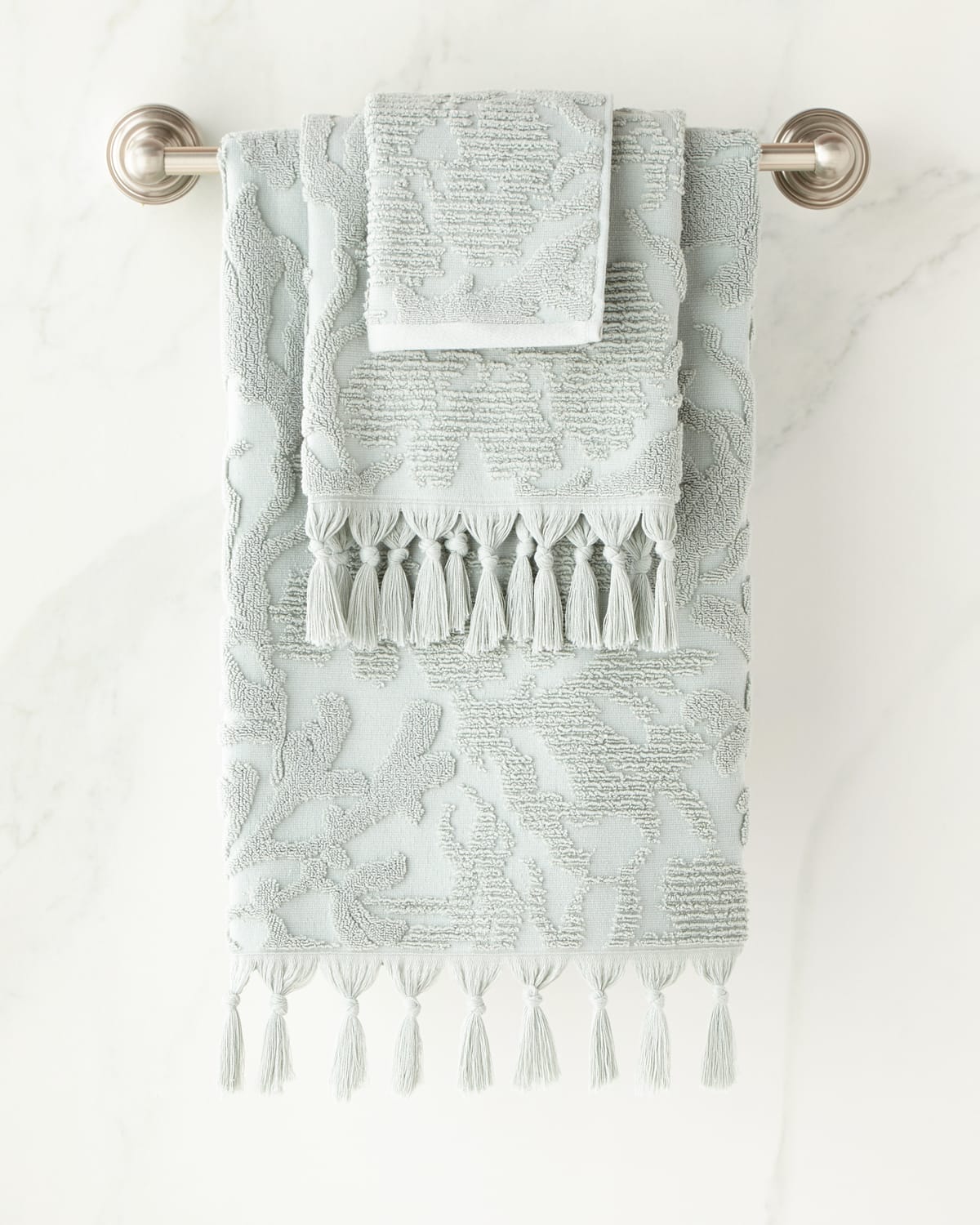 Michael Aram Fern Embroidered Hand Towel, Set of 2