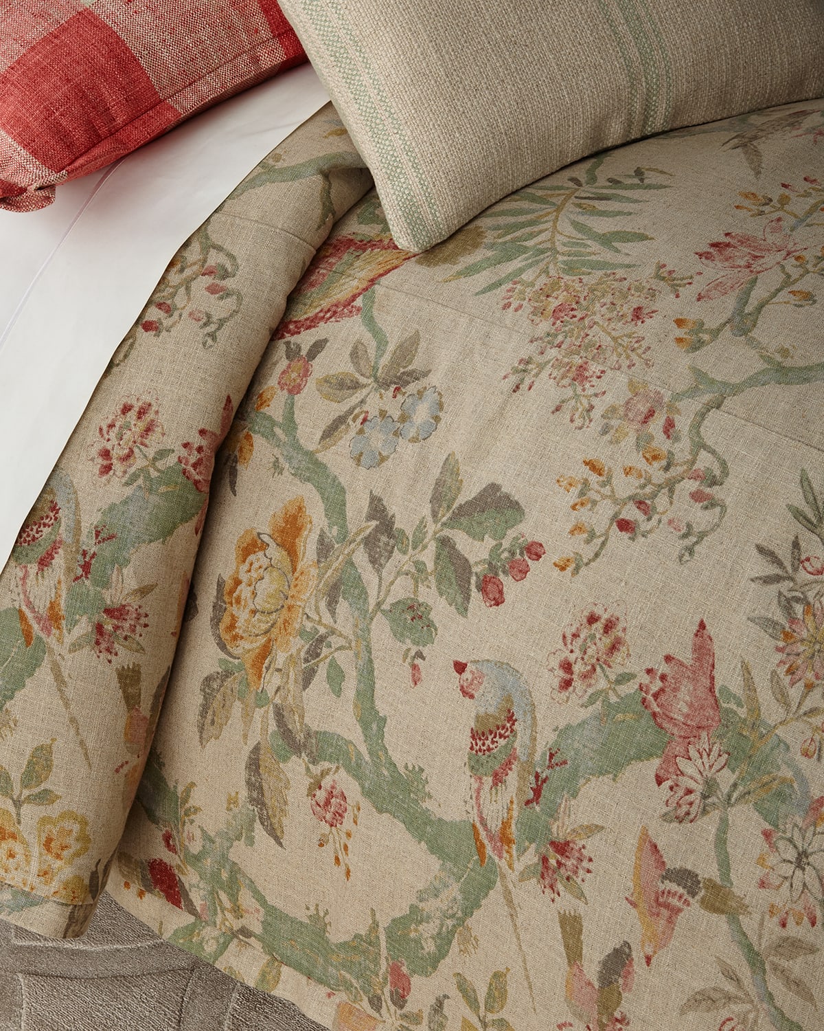 25 Mackenzie Lane Low Country Birds Duvet Cover , QUEEN Horchow