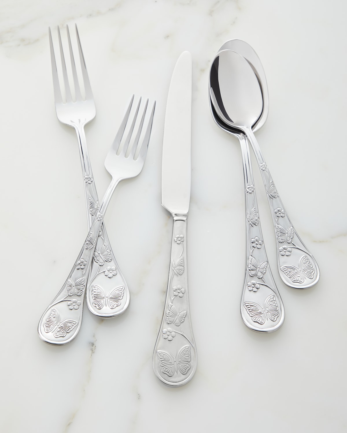 Towle Living Flamingo Flatware Set 20-Piece Stainless Steel