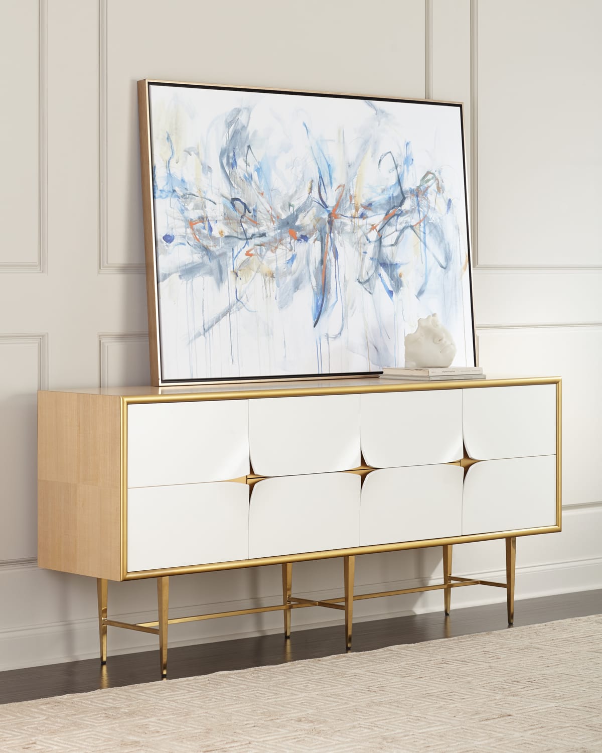 John-Richard Collection Honeycomb Credenza | Horchow