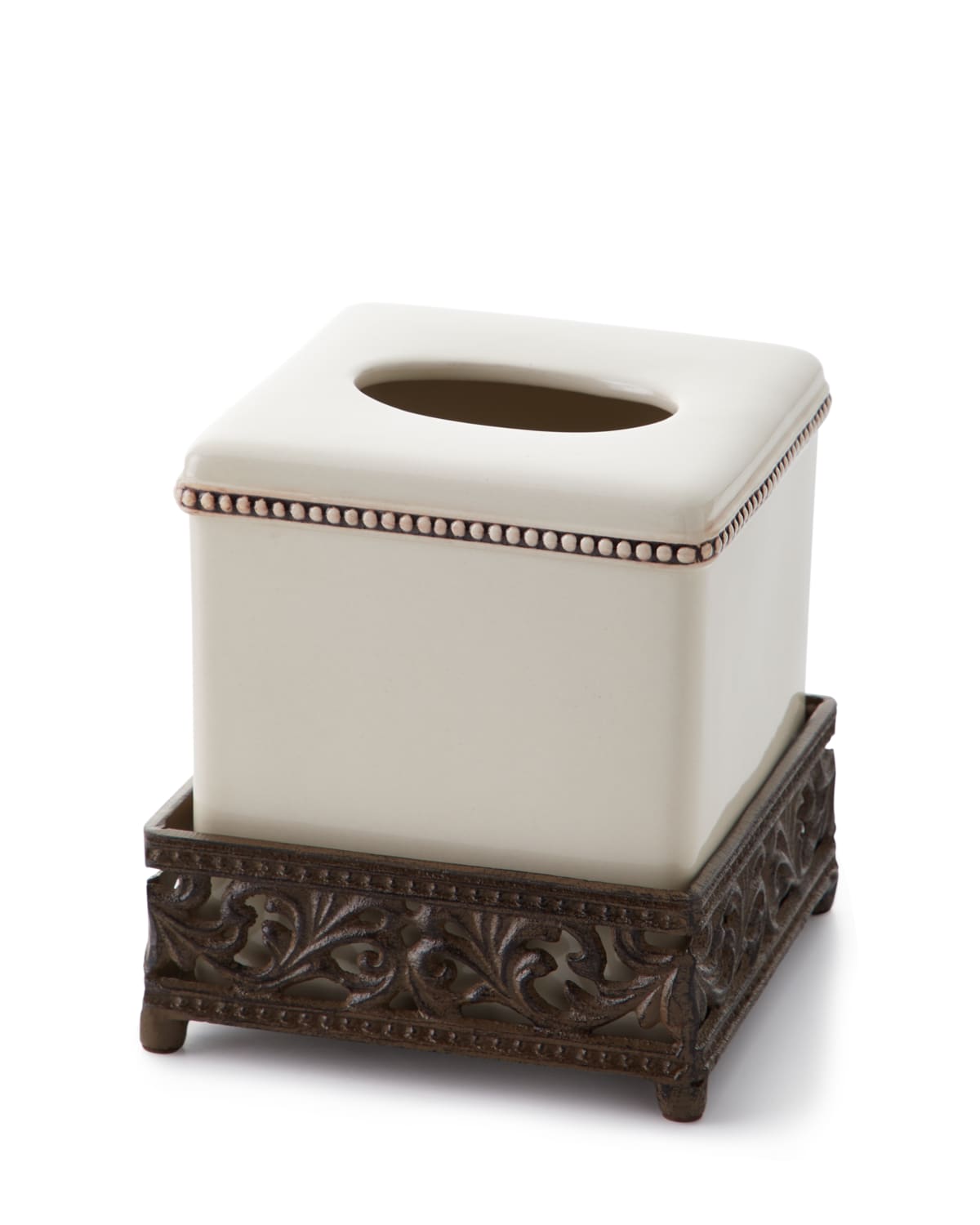 Imported Metal Tissue Box Cover