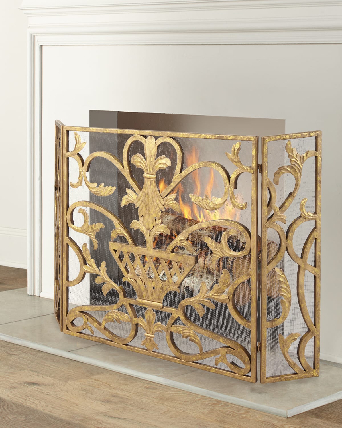 Iron Fireplace Screen
